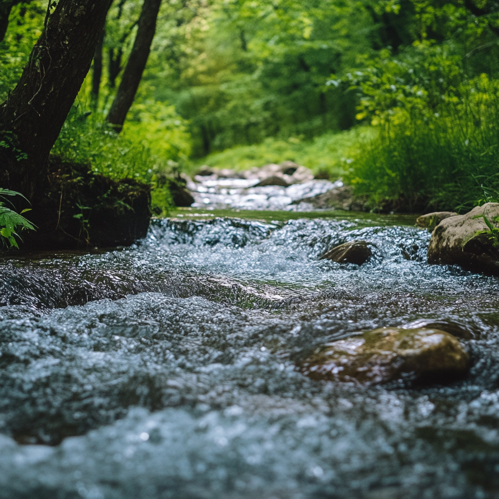 Running Stream Water Sound – Relaxing Nature Ambience