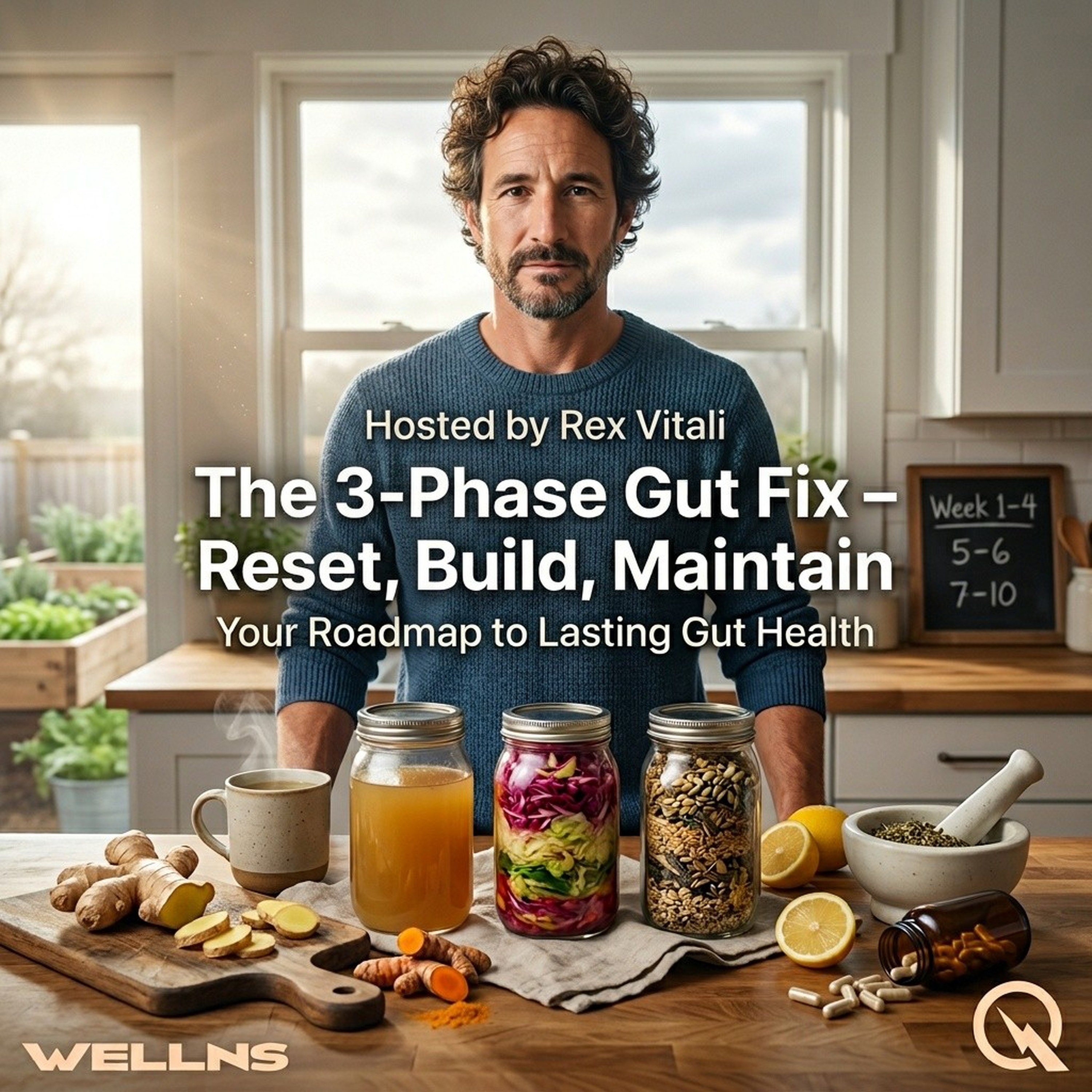 The 3-Phase Gut Fix – Reset, Build, Maintain podcast artwork