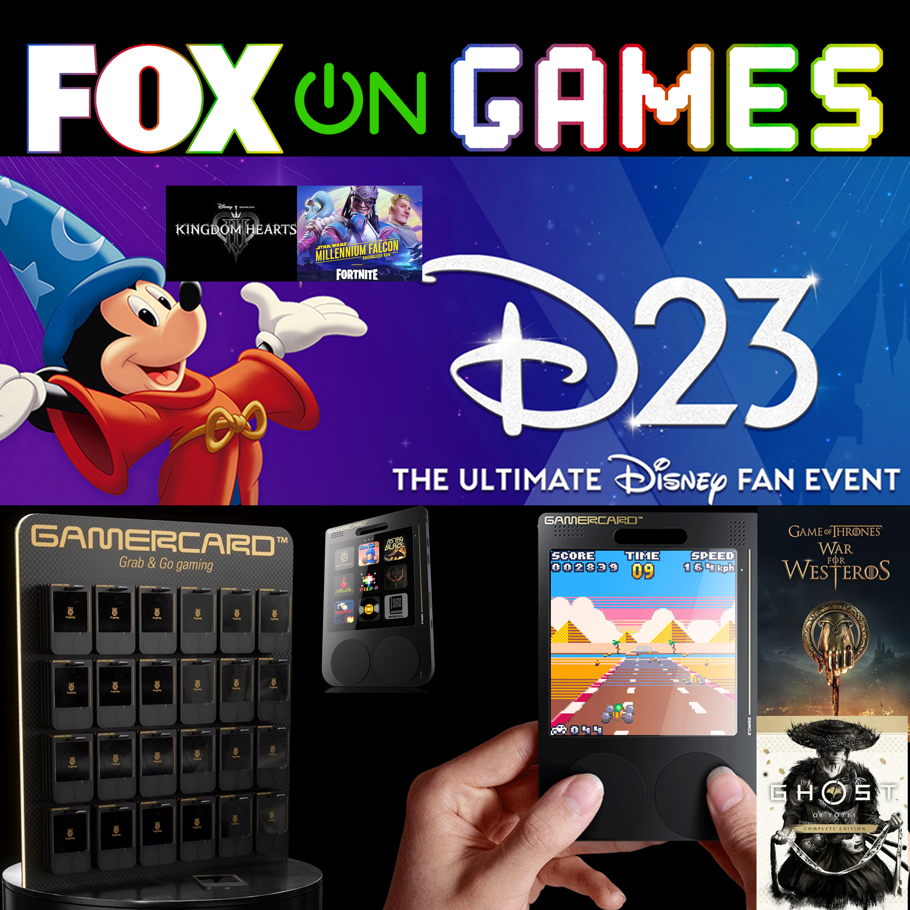 D23 Reveals, Gamescom 2026 Preview & Grant Sinclair on GamerCard | FOX on Games - Video Game News & Industry Analysis