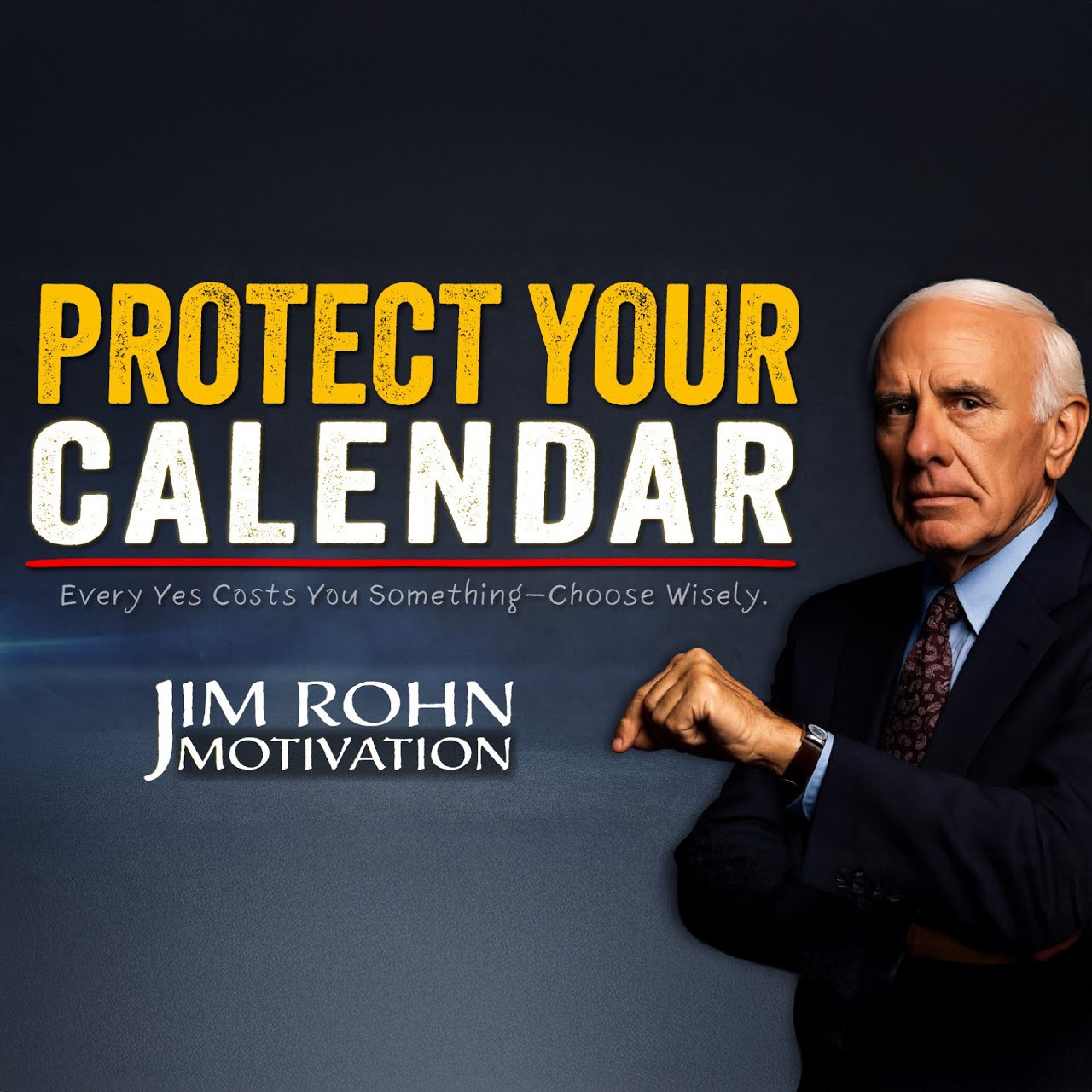 Protect Your Calendar Like It's Gold | Jim Rohn Motivation