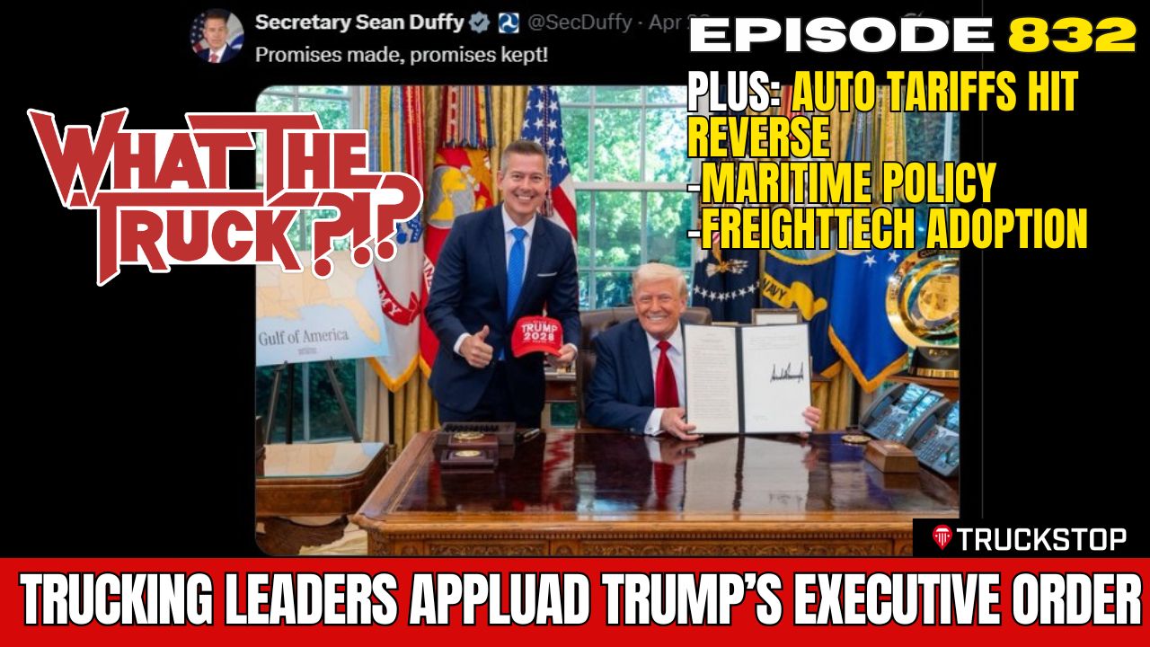 Trucking leaders applaud Trump executive order requiring truckers speak English