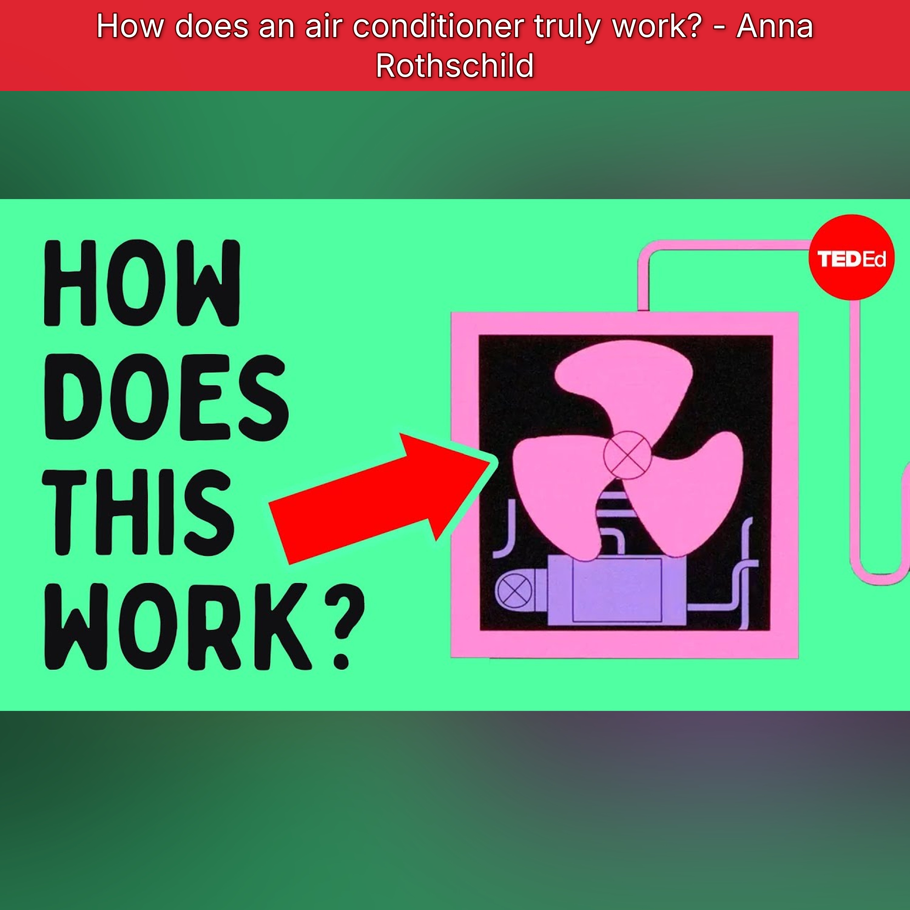 How does an air conditioner truly work? - Anna Rothschild episode artwork