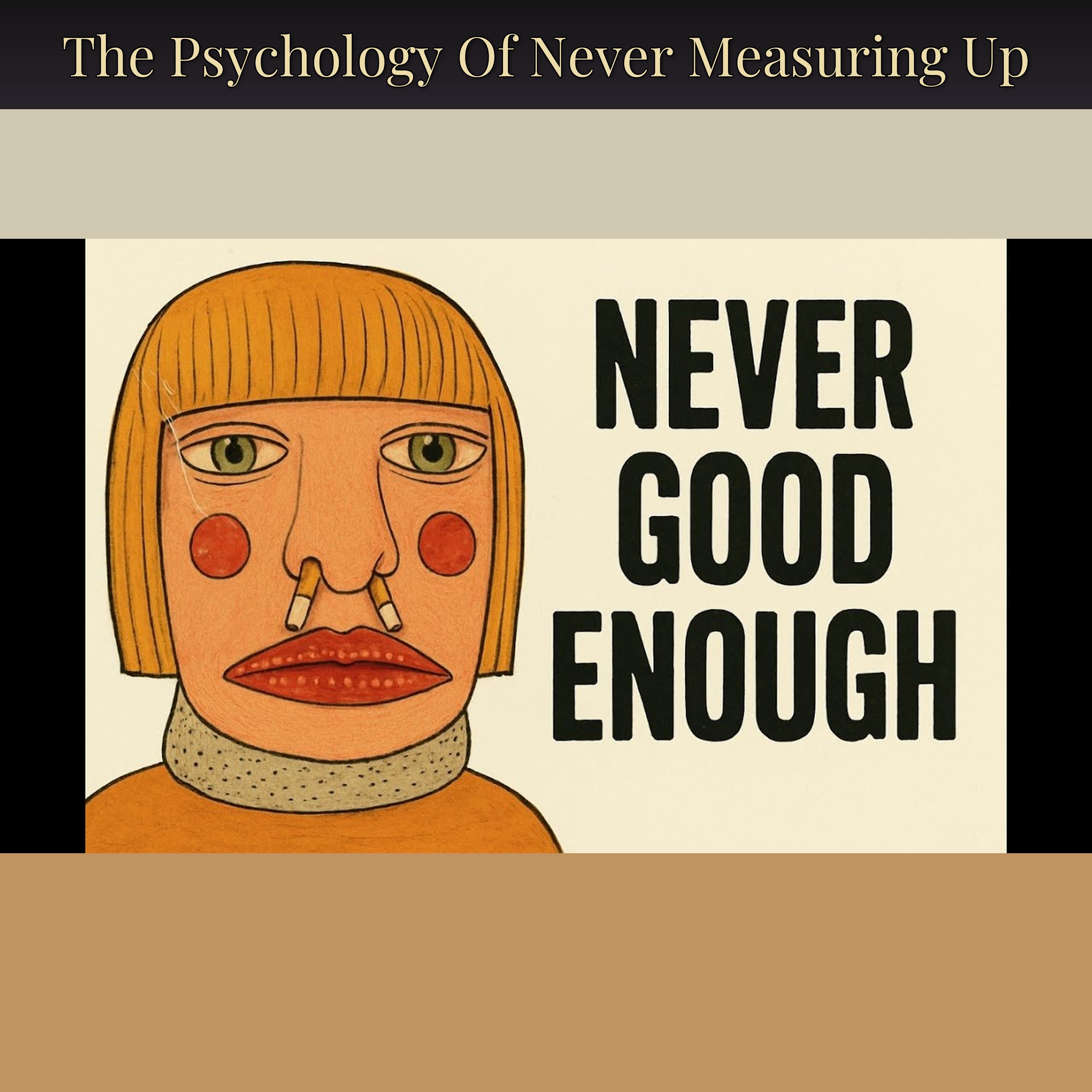 The Psychology Of Never Measuring Up