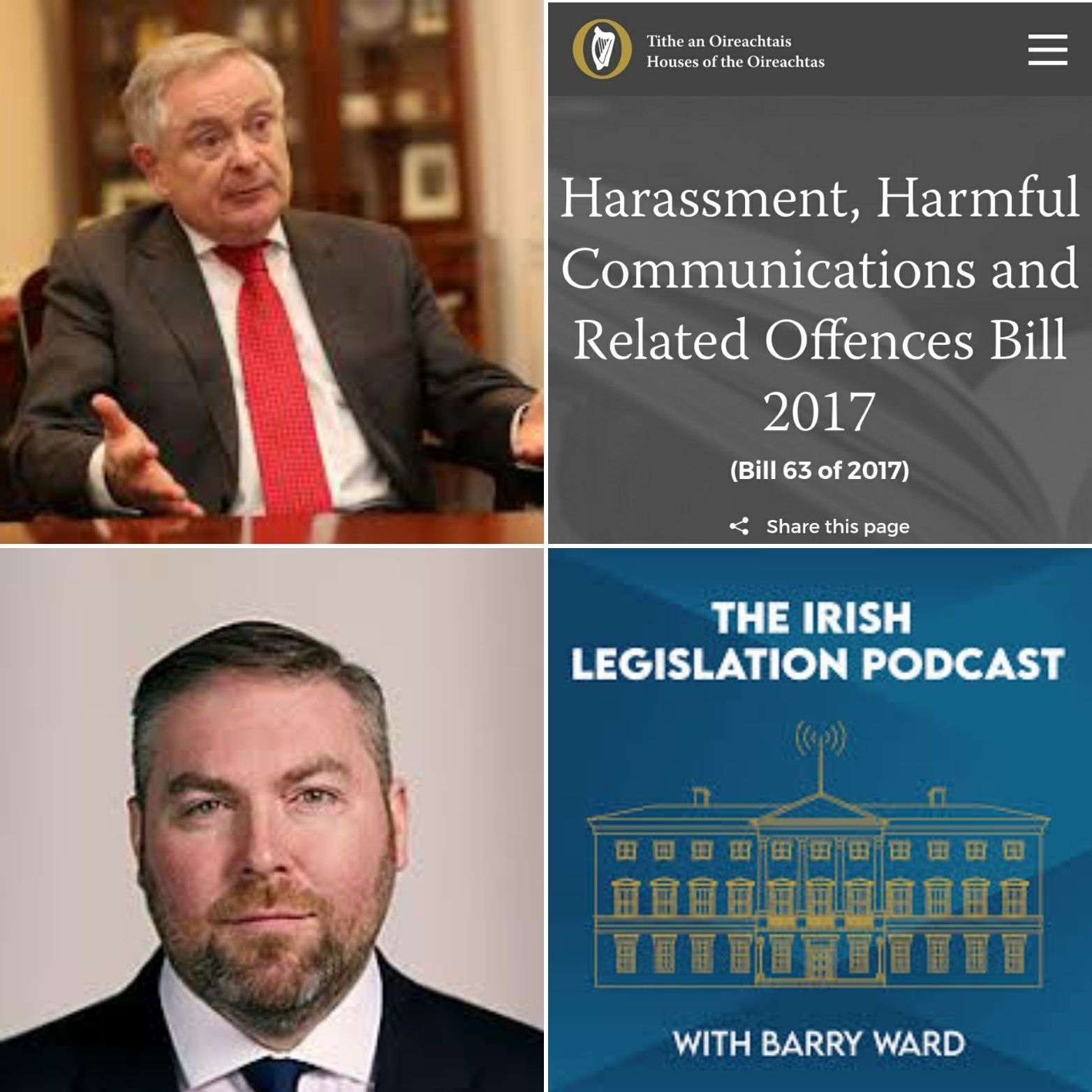 S1 Ep8: Harassment, Harmful Communications and Related Offences Bill 2017 with Brendan Howlin TD