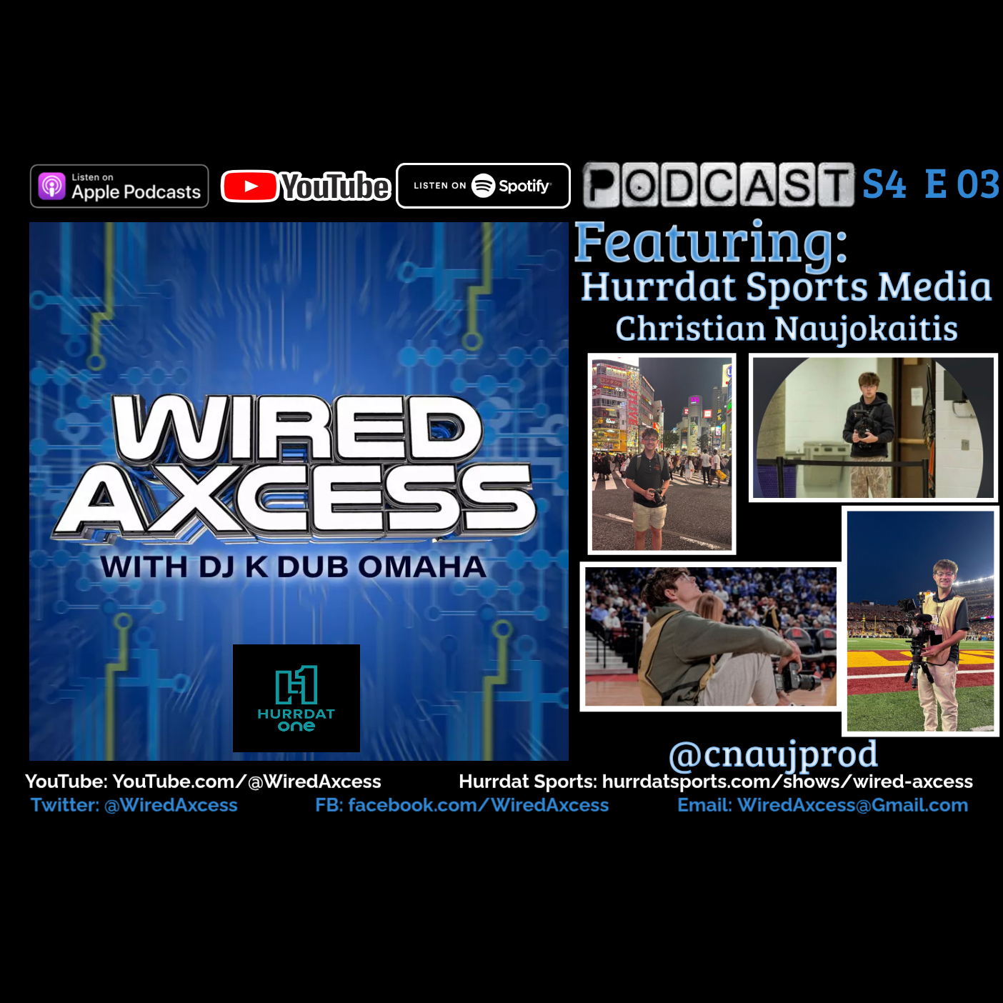 From Sidelines to Spotlight: Former NEBPreps Christian Naujokaitis & Turning Passion Into a Career With Hurrdat Sports Media episode artwork