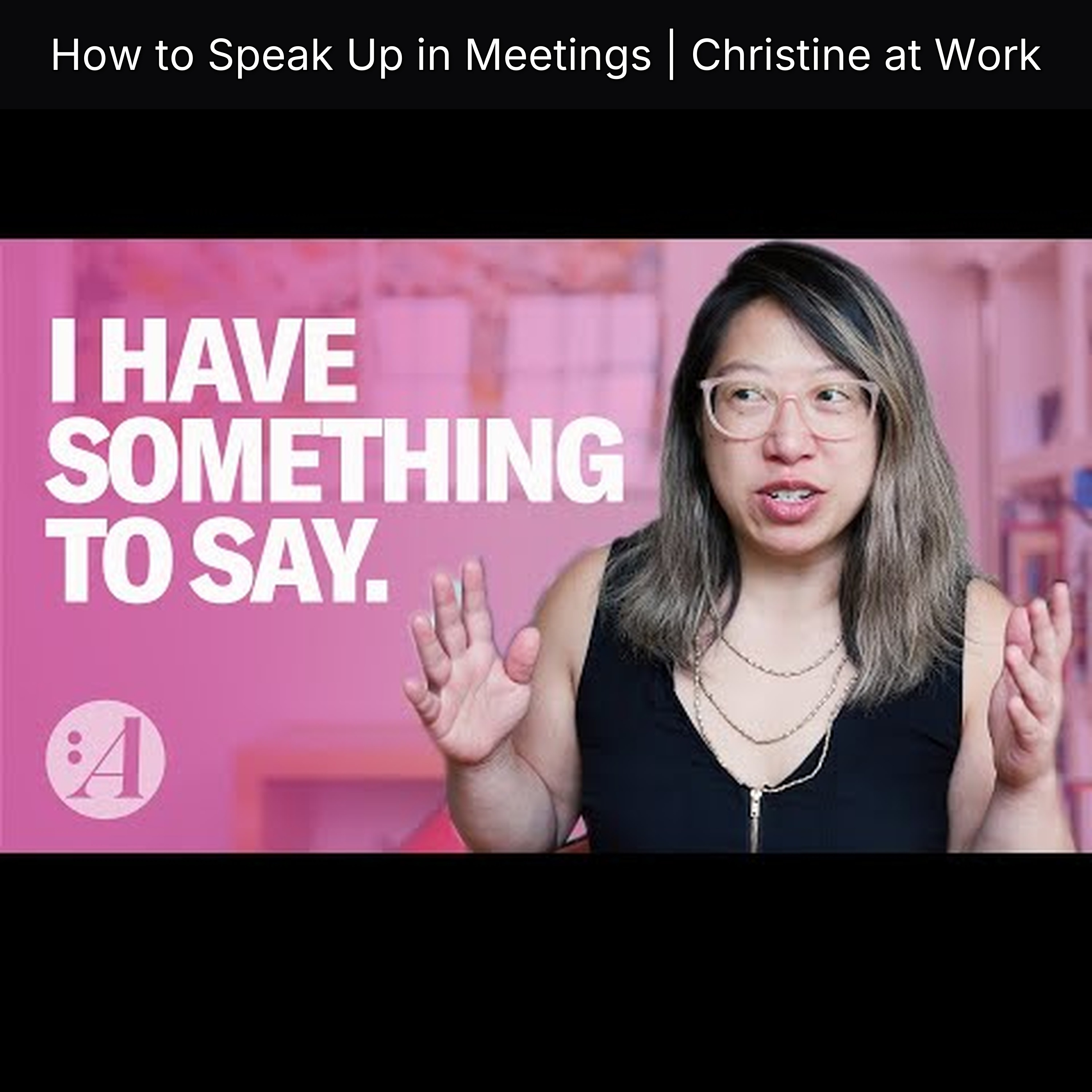How to Speak Up in Meetings | Christine at Work