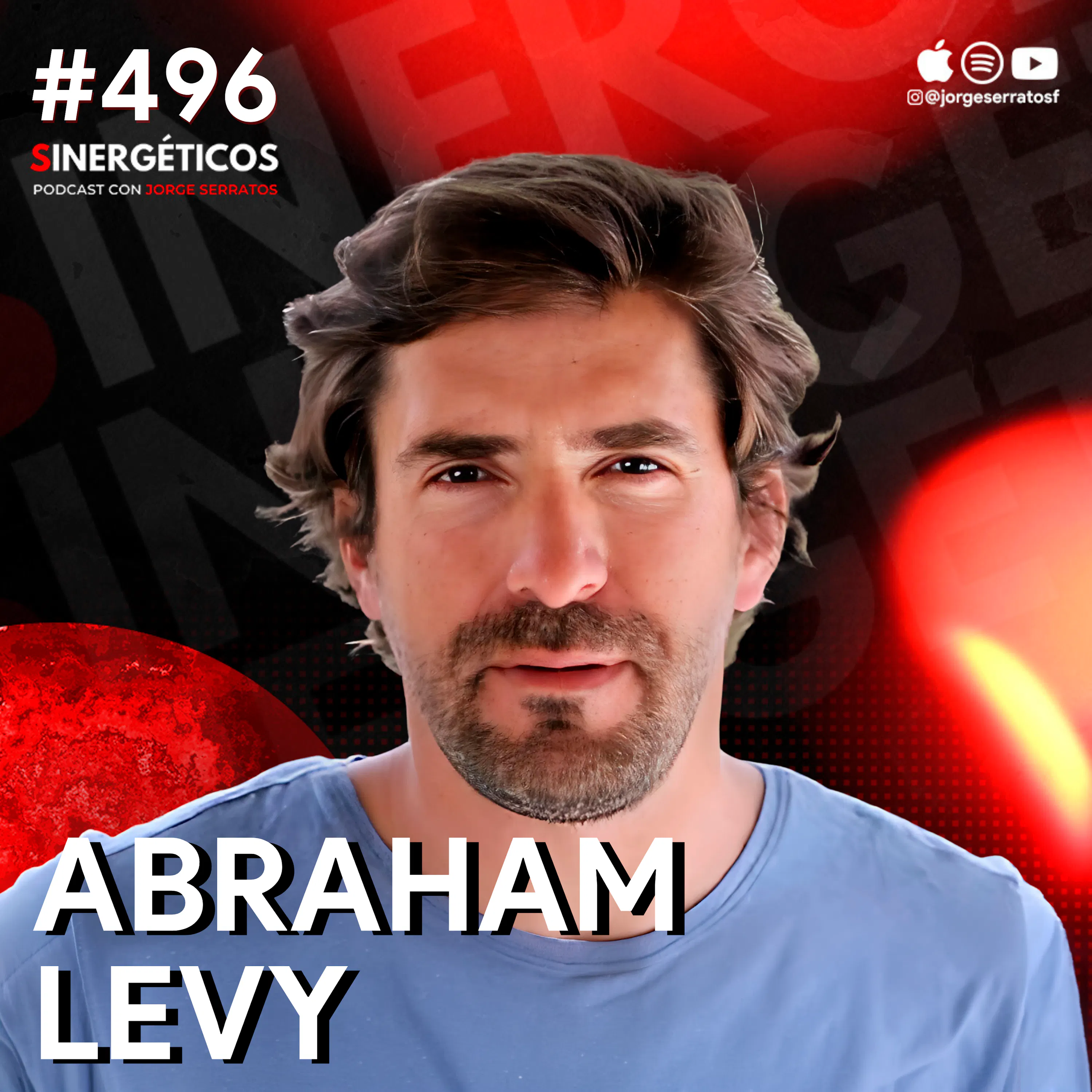 PASÉ 106 DÍAS EN EL OCÉANO REMANDO DE ESPAÑA A MÉXICO | Abraham Levy | #496 SINERGÉTICOS episode artwork