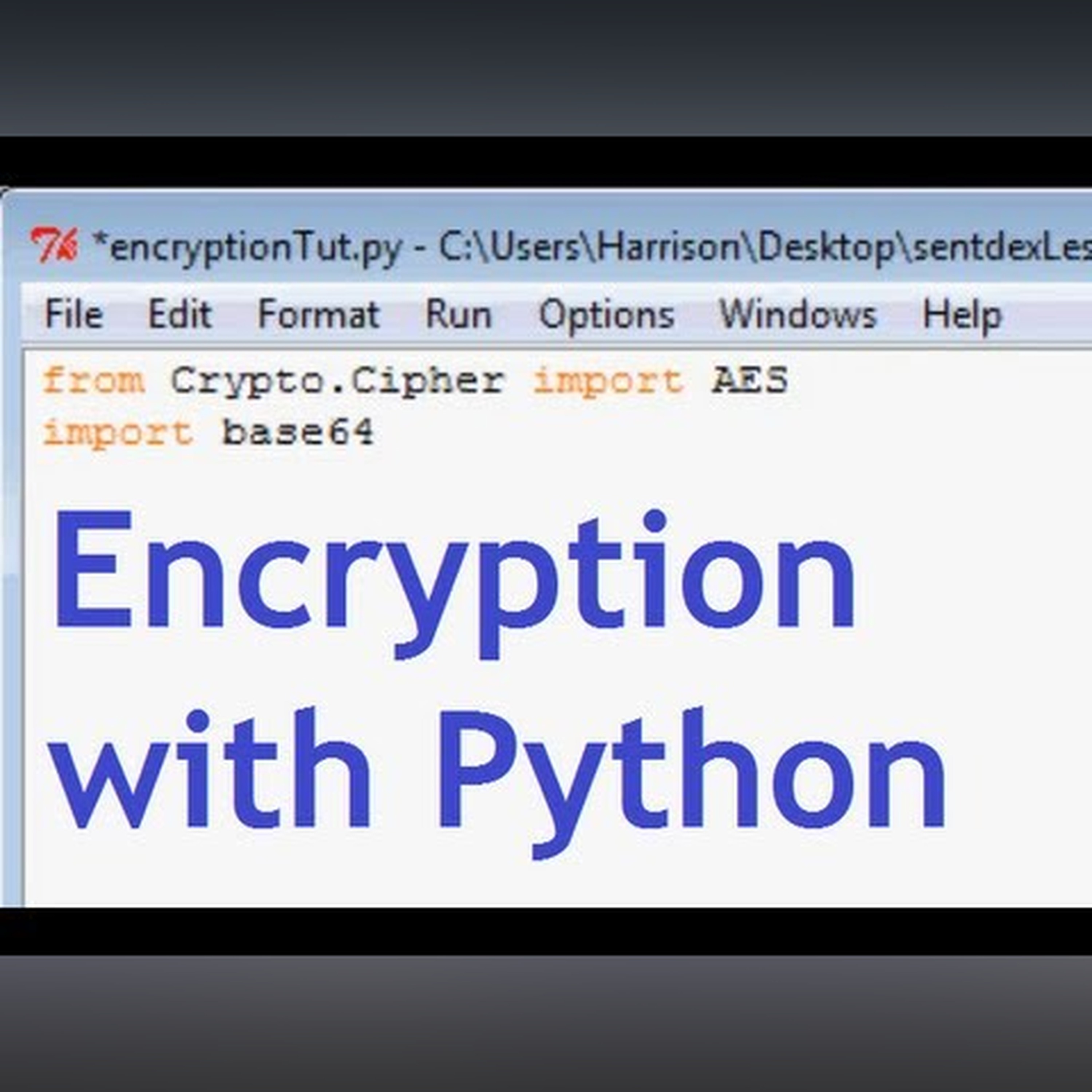 Python Encryption Tutorial with PyCrypto episode artwork