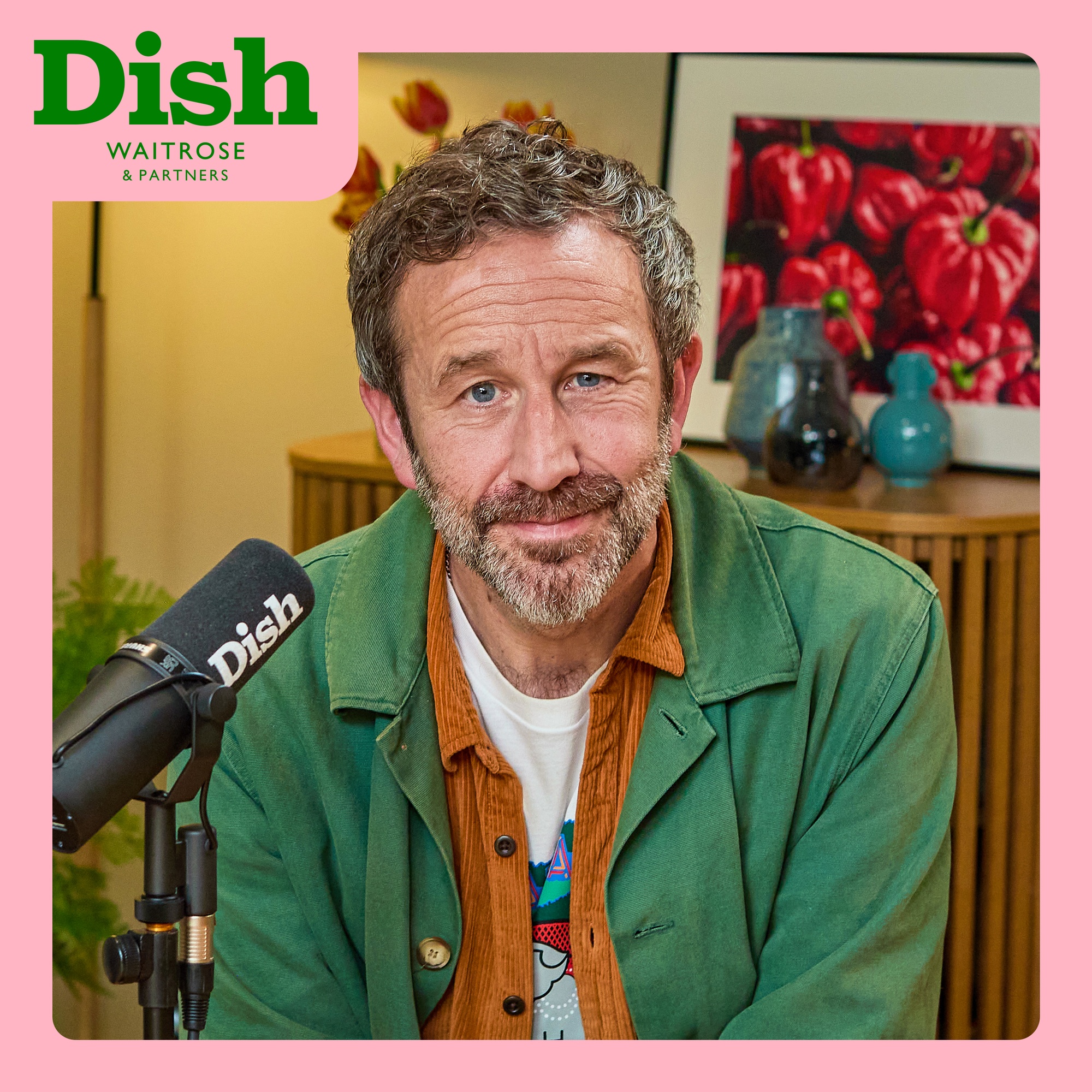 Chris O’Dowd, sticky pulled pork and a pickled salad and a whisky