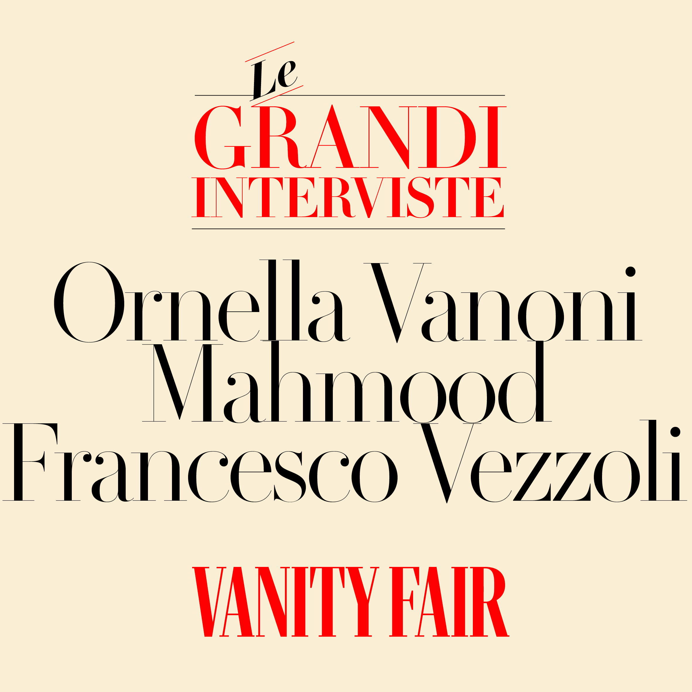 Le grandi interviste: Ornella Vanoni, Mahmood e Francesco Vezzoli