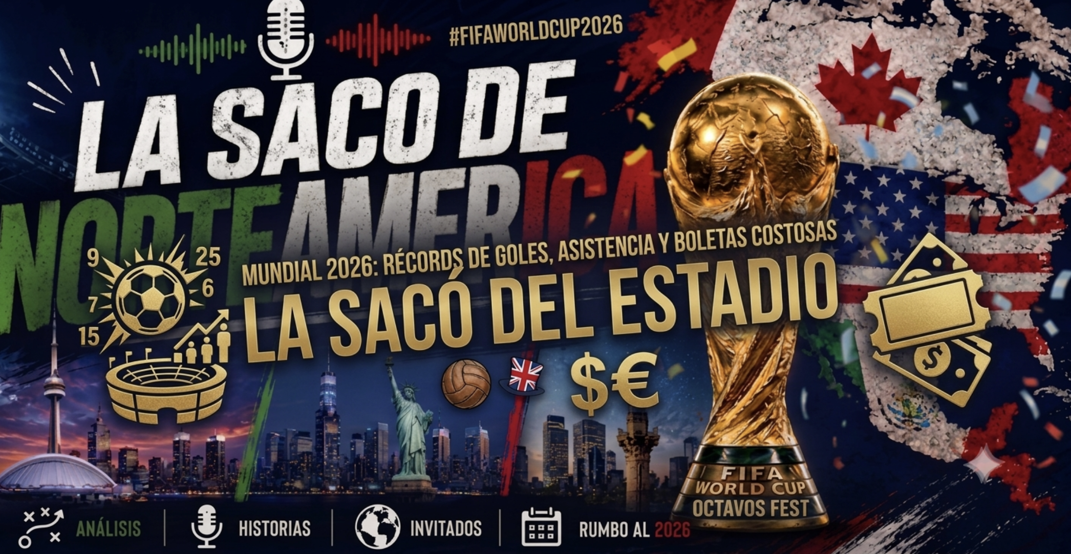 El Mundial de los records :goles, asistencias y boletas caras.⚽️ episode artwork