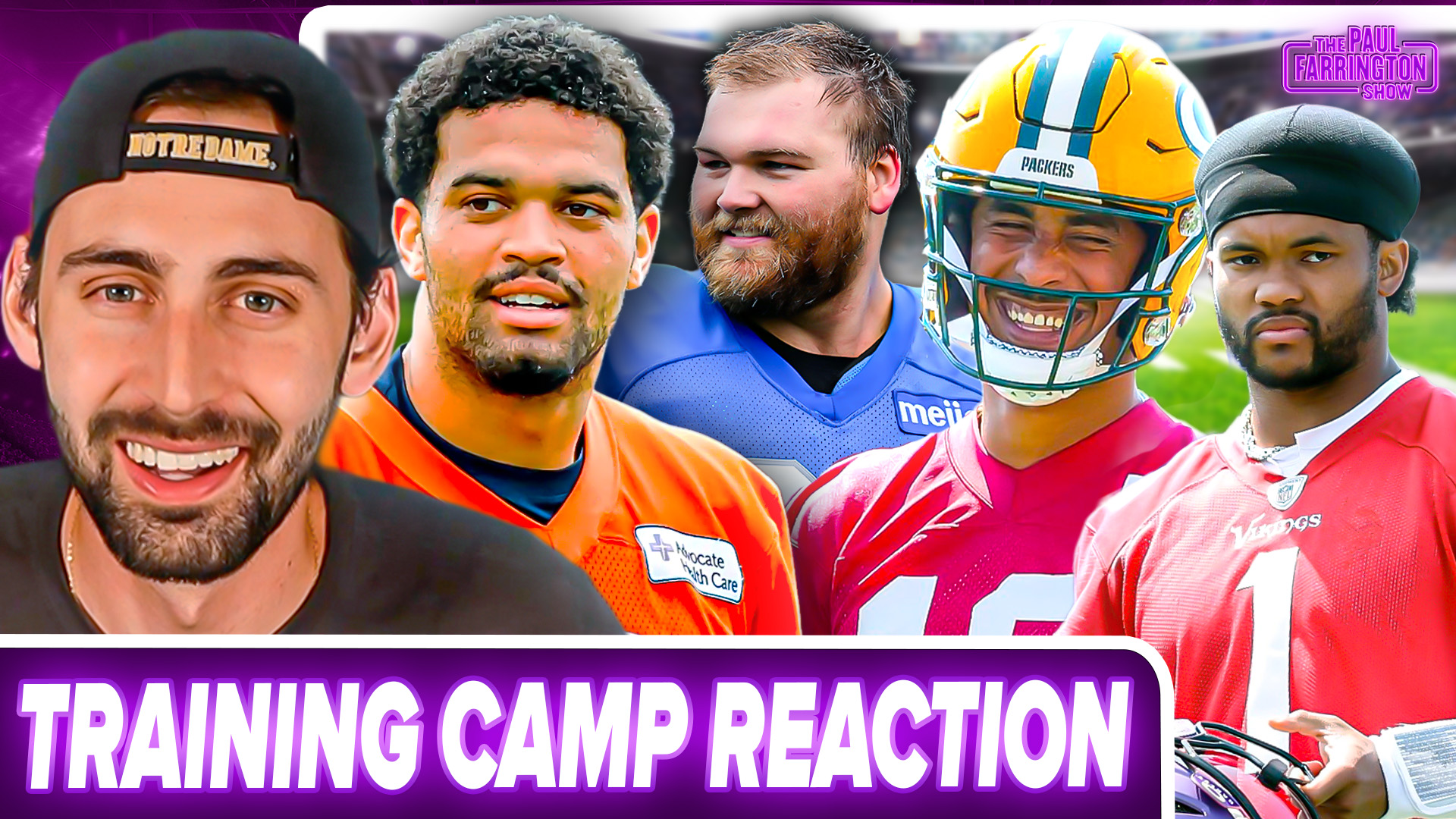 Training Camp Reaction: Vikings QB nightmare, Lions MAJOR injury, Packers & Bears BREAKOUT players episode artwork