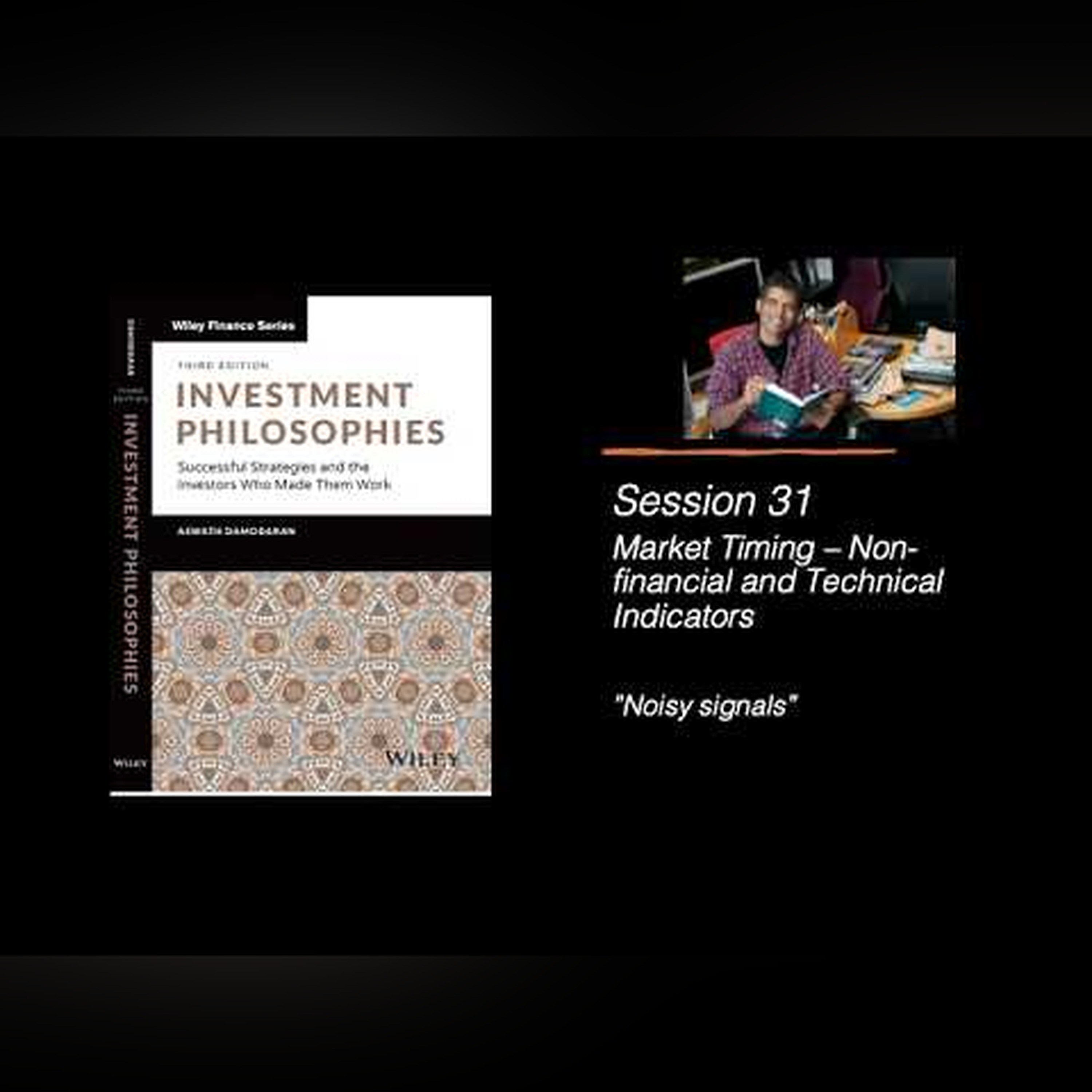Session 31 (of 42): Market Timing - Non-financial and technical indicators
