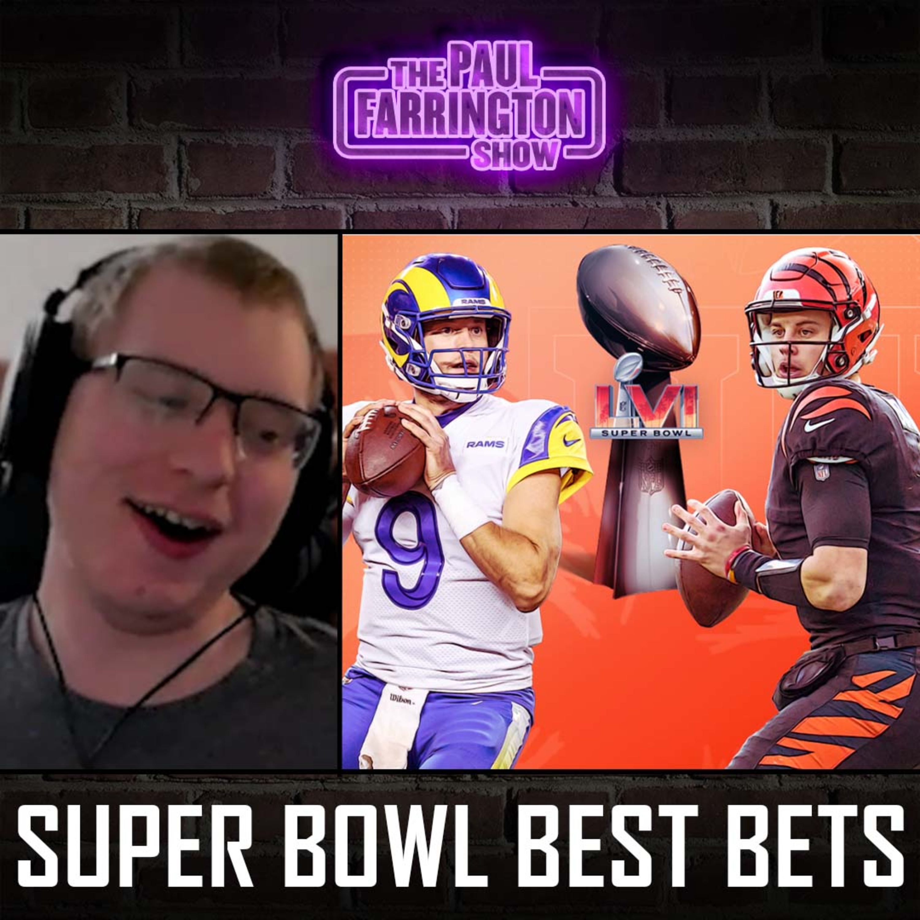Burrow's moment, Stafford and the stars, best bets | Super Bowl Preview episode artwork