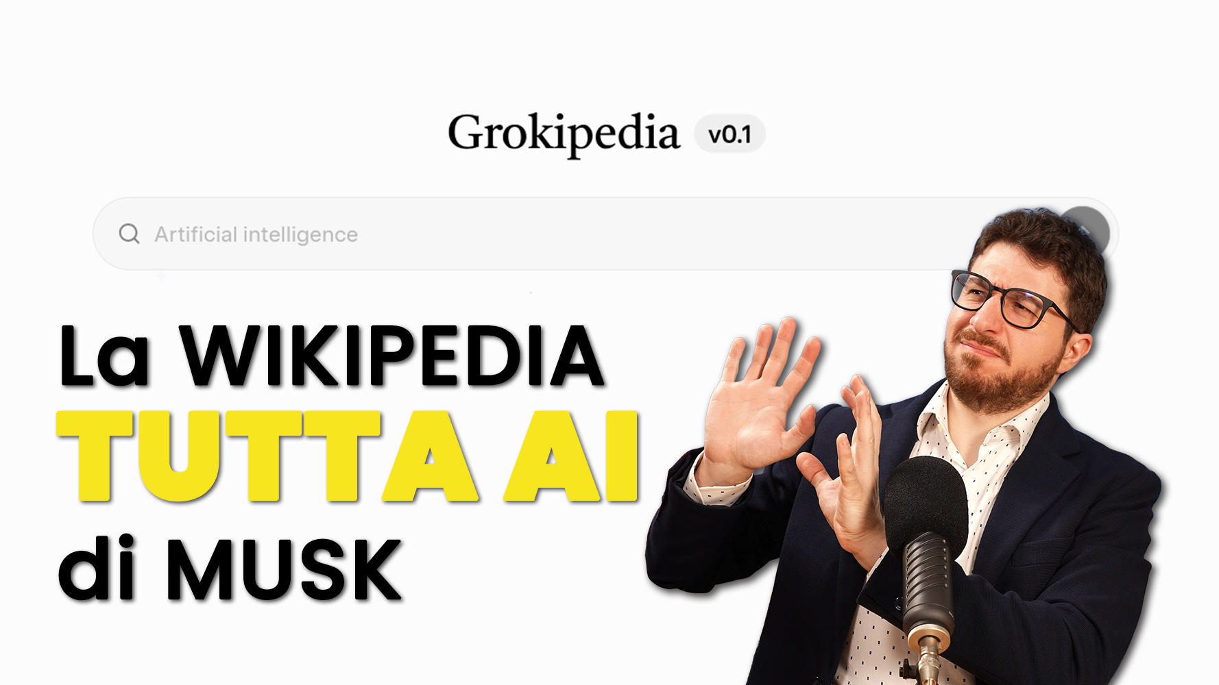 MUSK si è costruito una WIKIPEDIA tutta sua, con AI e complottismo di lusso