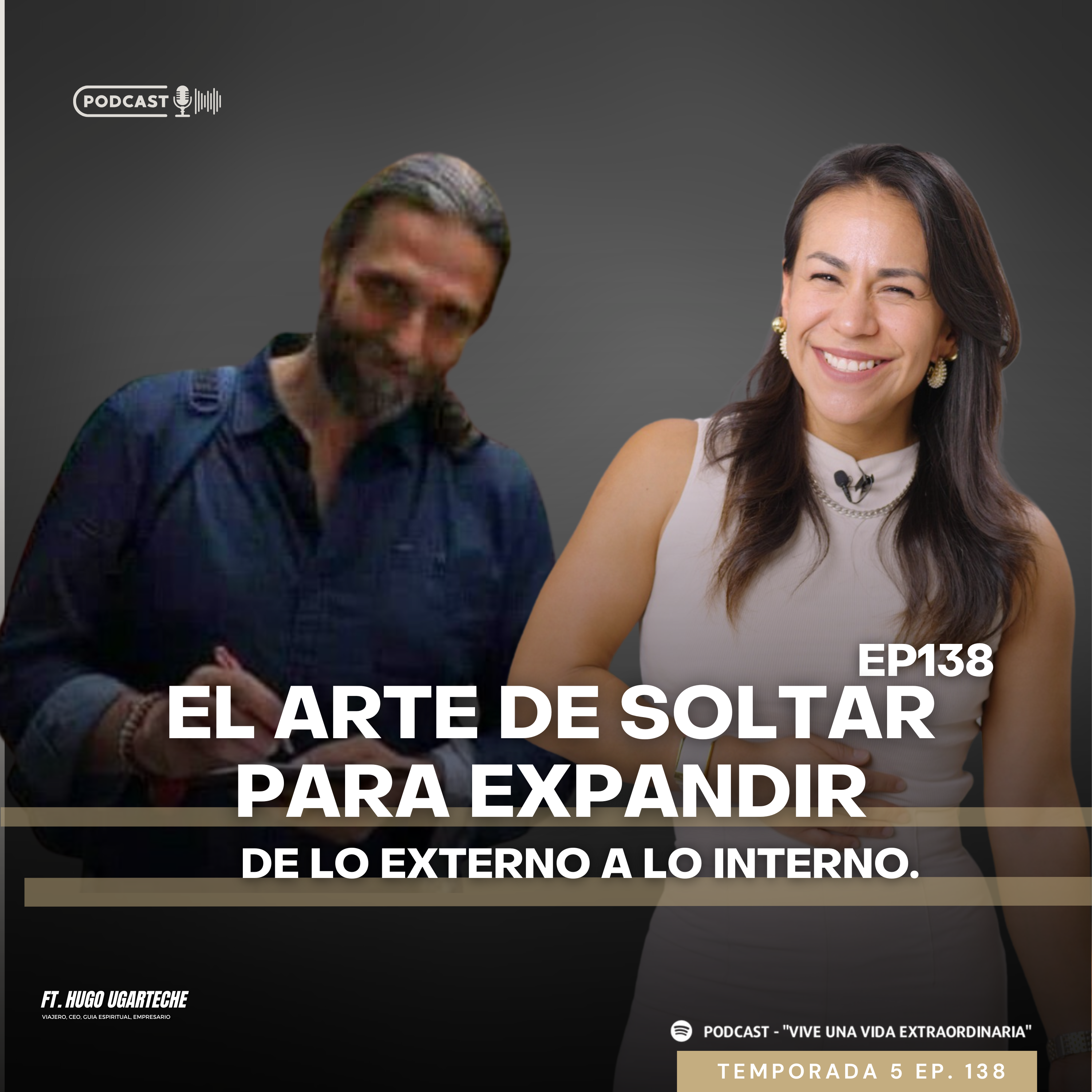 #138 El Arte de Soltar para expandir, de lo externo a lo interno ft. Hugo Ugarteche