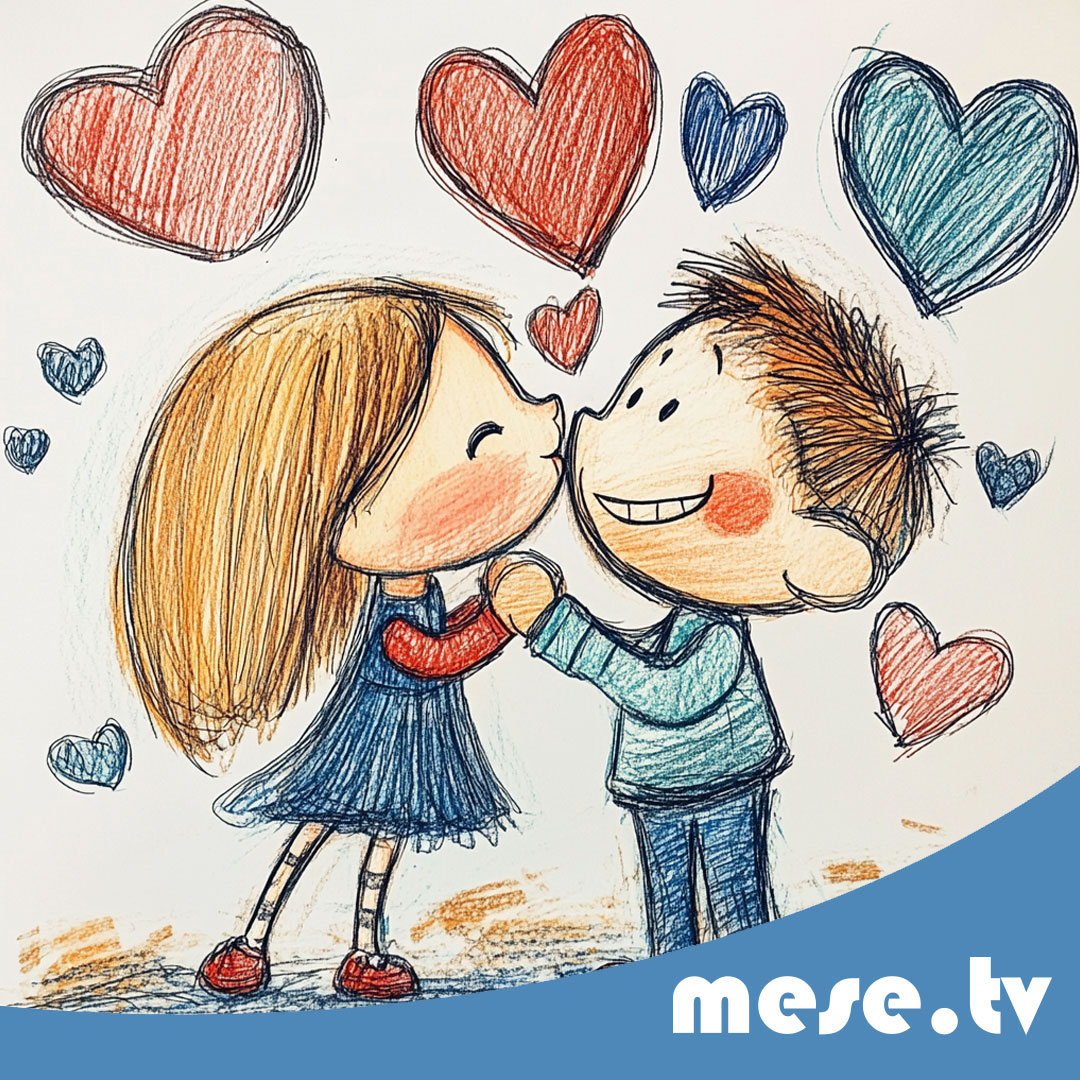 A félhét éves Kata szerelmi vallomása | mese.tv