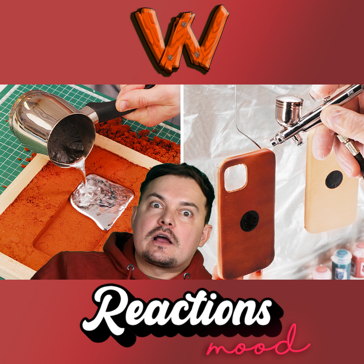 How Leather Phone Cases are Made! Reacts episode artwork