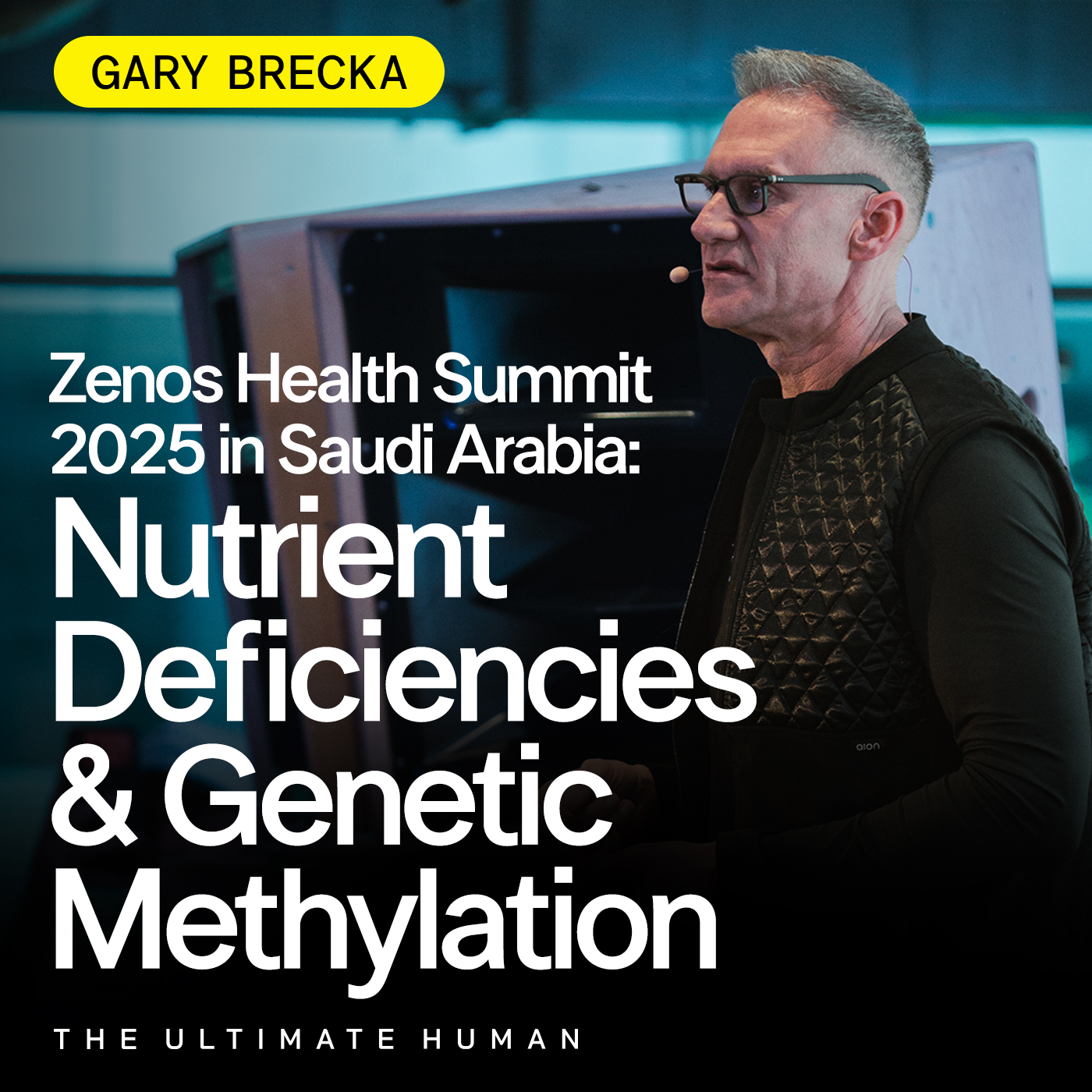 Gary Brecka Live at the Zenos Health Summit 2025 in Saudi Arabia: Nutrient Deficiencies and Genetic Methylation