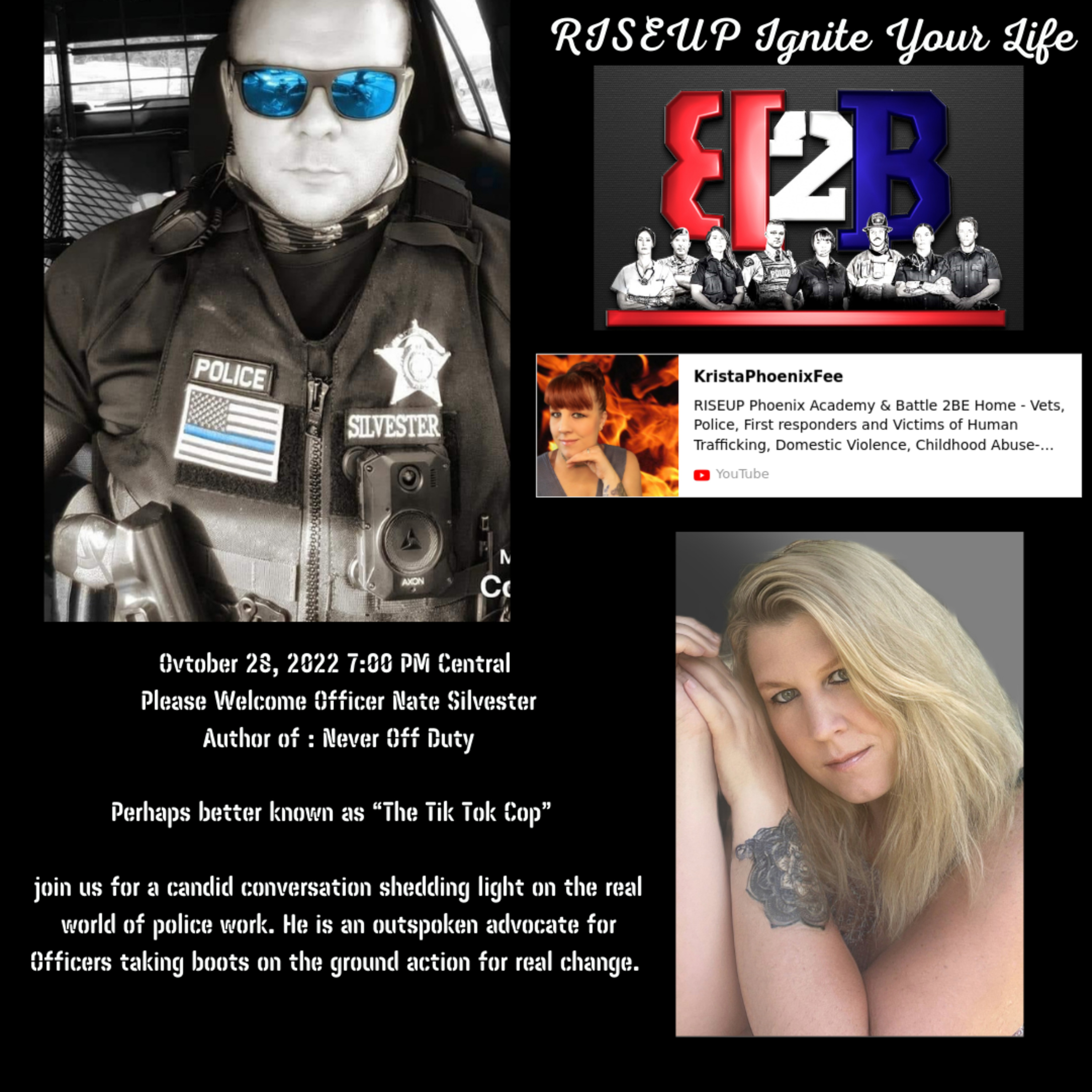 RISEUP Ignite Your Life: Officer Nate Silvester episode artwork