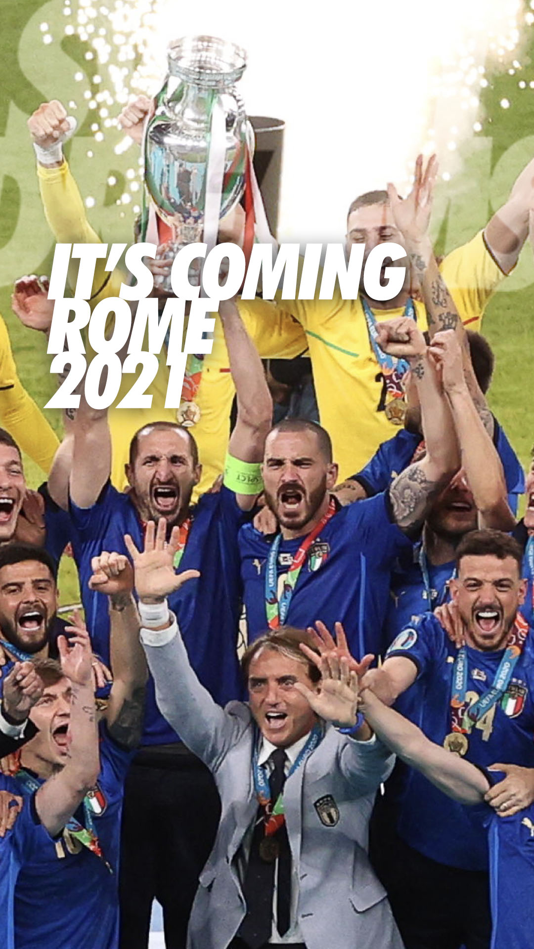 It's coming Rome, Euro 2021