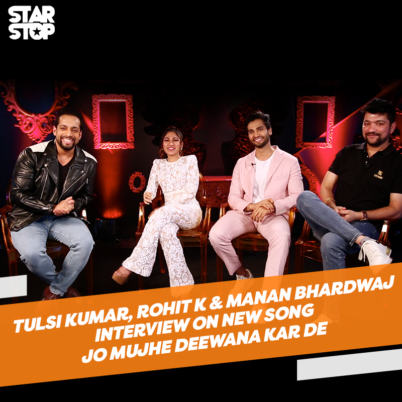 STAR STOP VJ SALIL WITH TULSI, ROHIT AND MANAN FOR JO MUJHE DEEWANA KAR DE