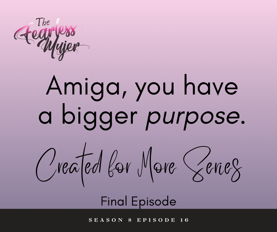 S8 EP 16 // Amiga, You Have A Bigger Purpose // Created for More Series