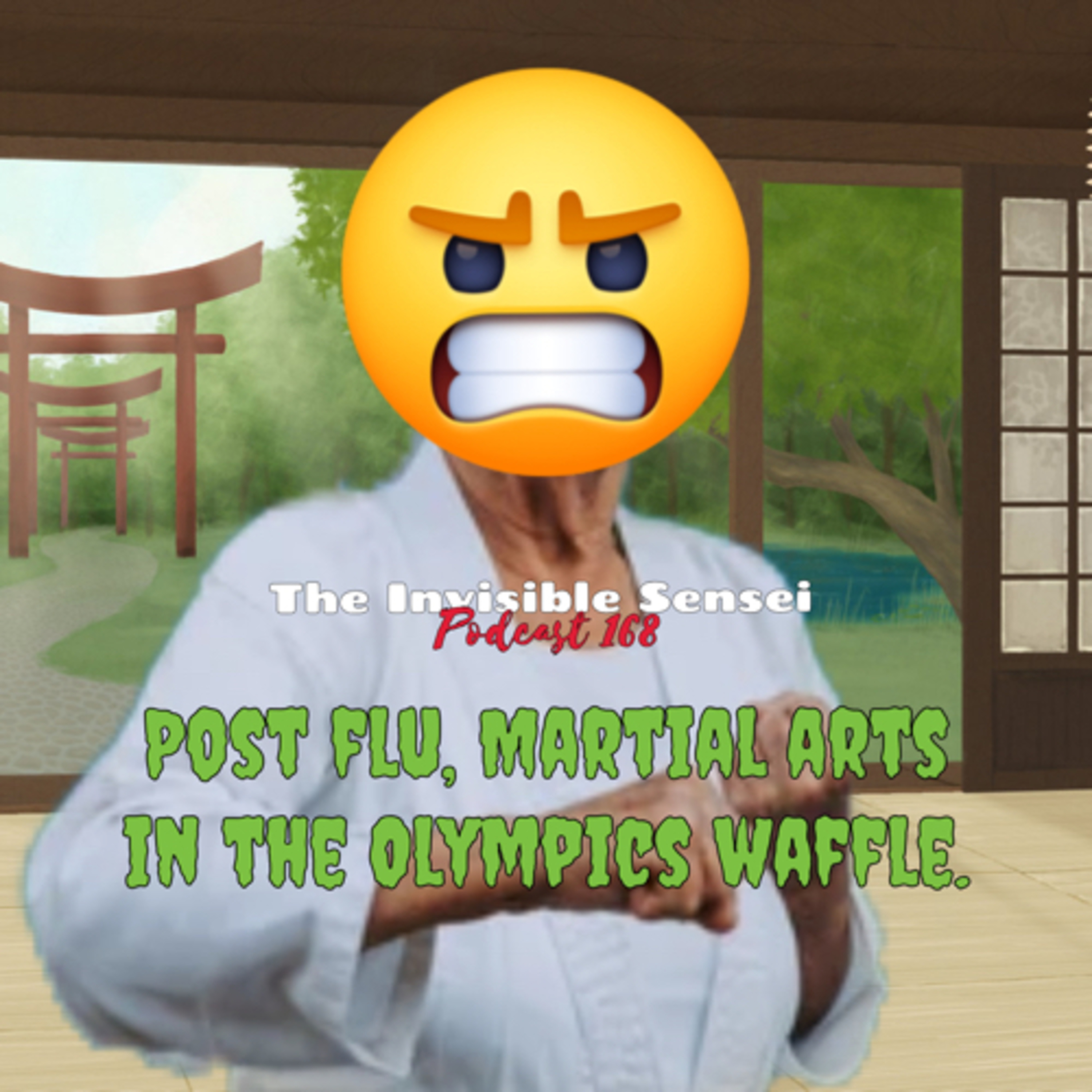 “Post flu, Martial Arts in the Olympic’s Waffle” podcast 168 episode artwork