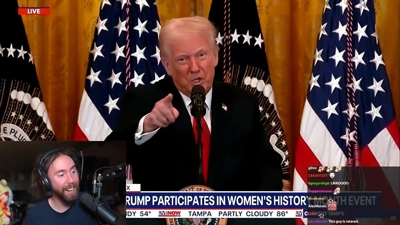 Trump just can't stop.. | Asmongold TV