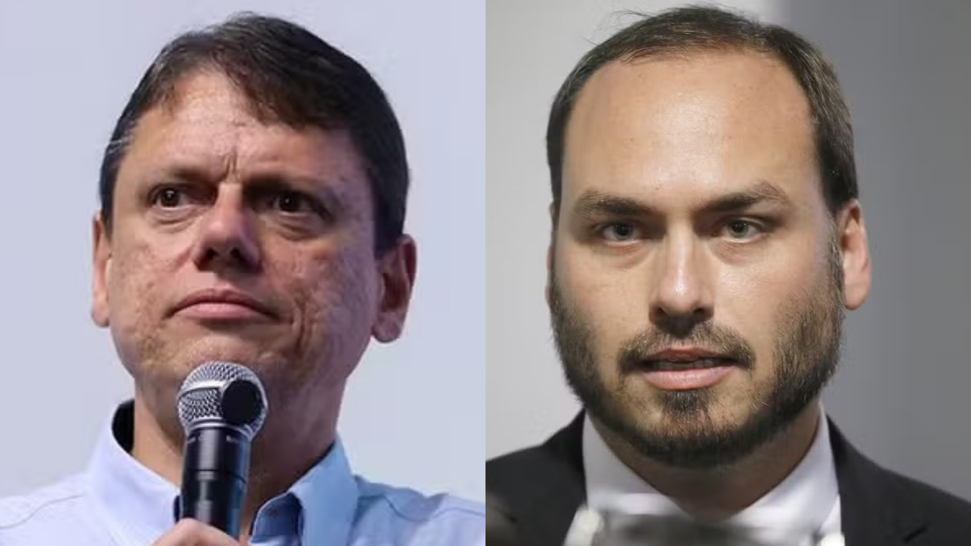 O almoço de Tarcísio com Carlos Bolsonaro