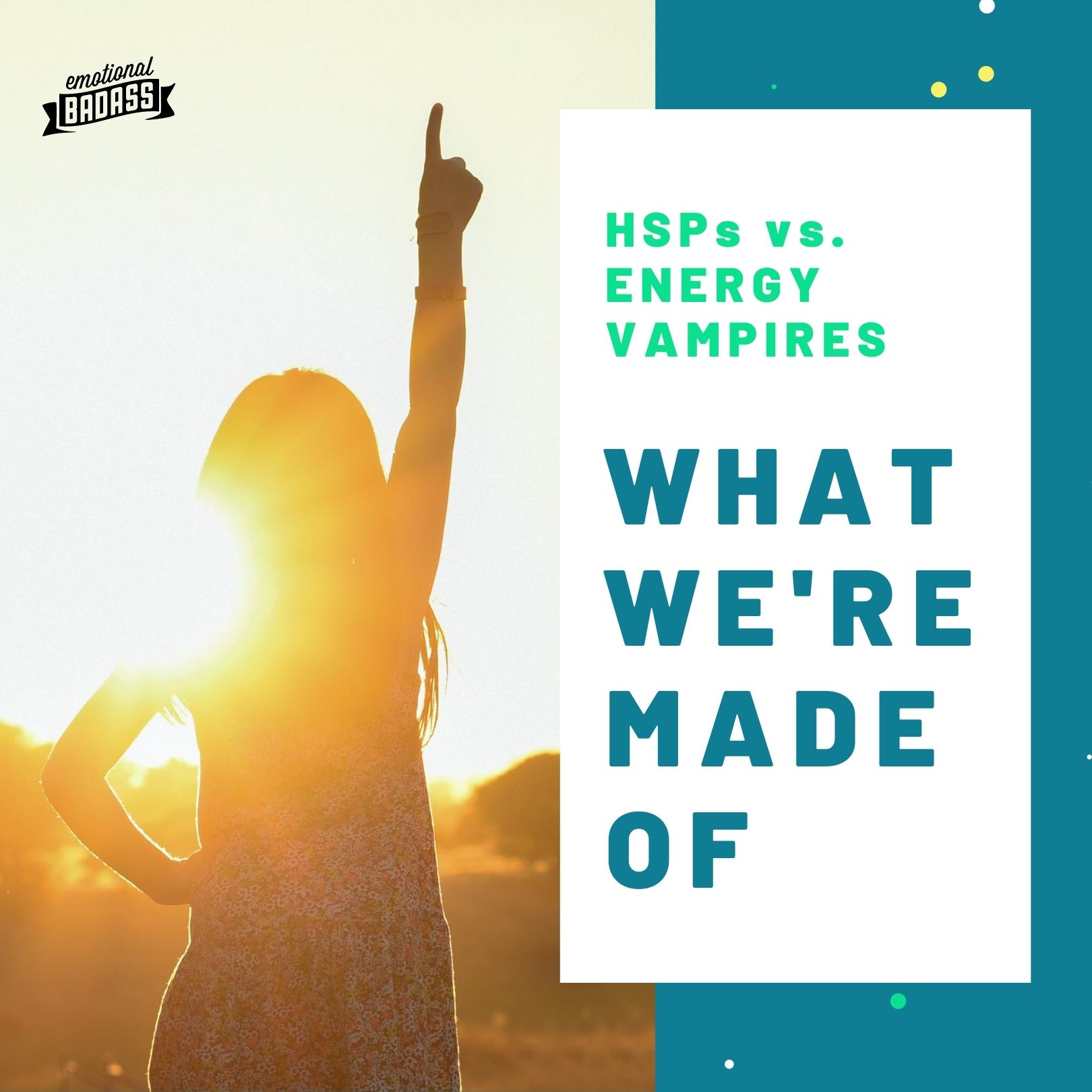 HSPs vs. Energy Vampires, How to Protect yourself and your Mental Health