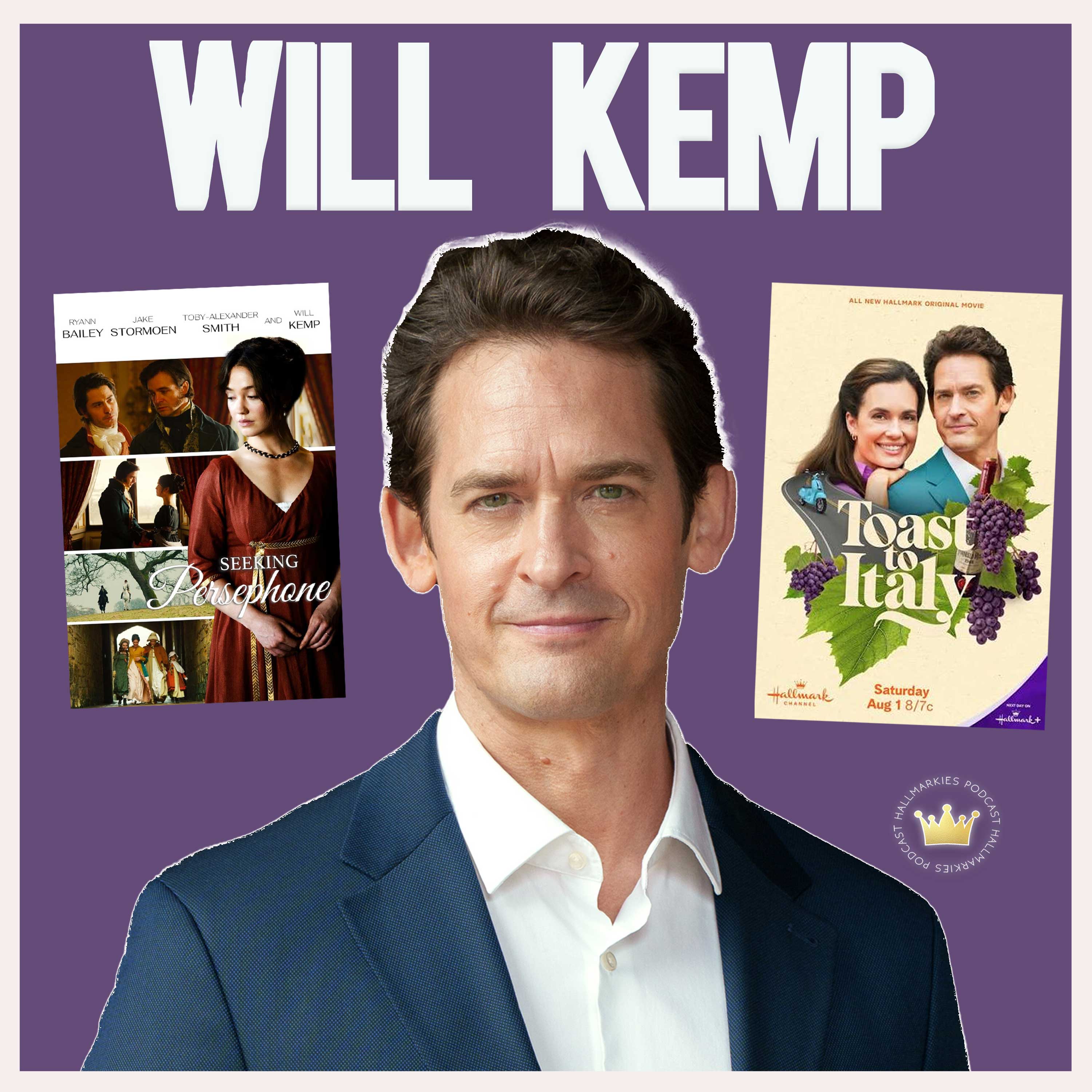Will Kemp on Seeking Persephone and Hallmark films. Toast to Italy (Hallmarkies Podcast interview 4) episode artwork