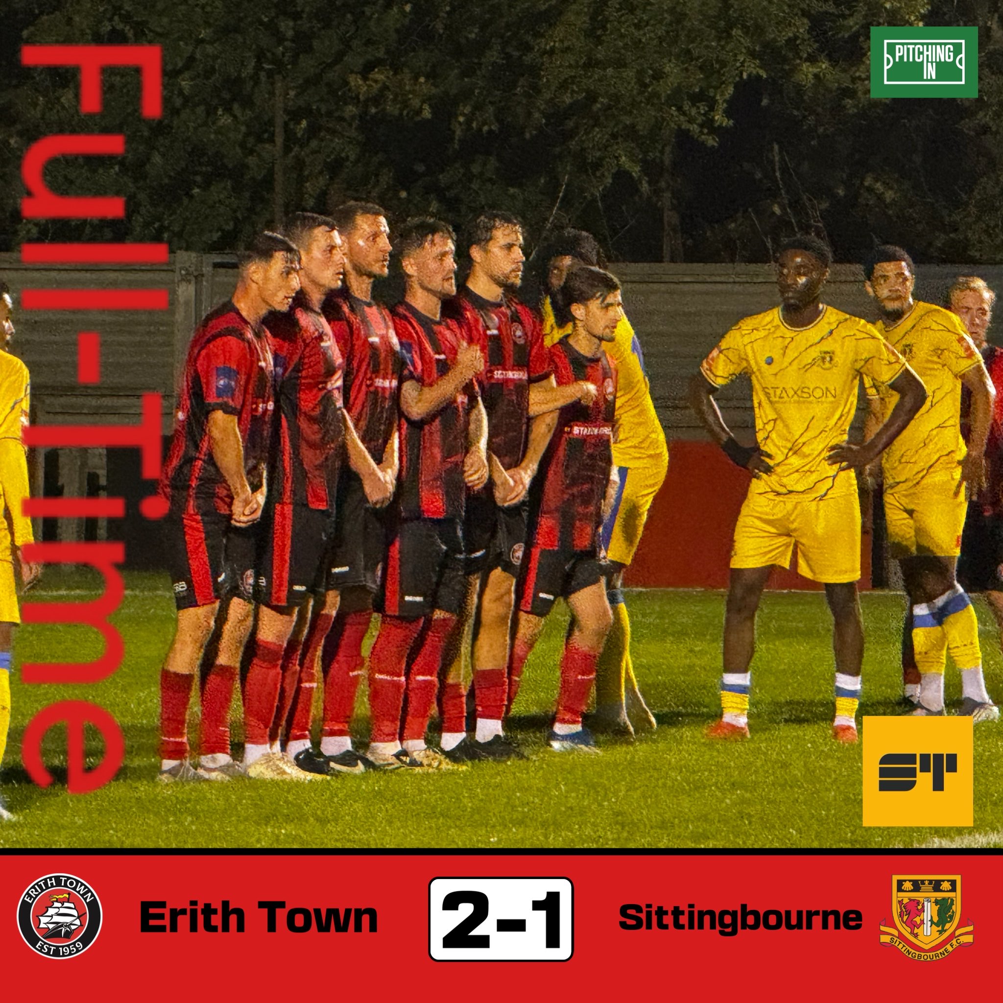 ERITH TOWN 2-1 SITTINGBOURNE 06.10.26 | Isthmian League SE