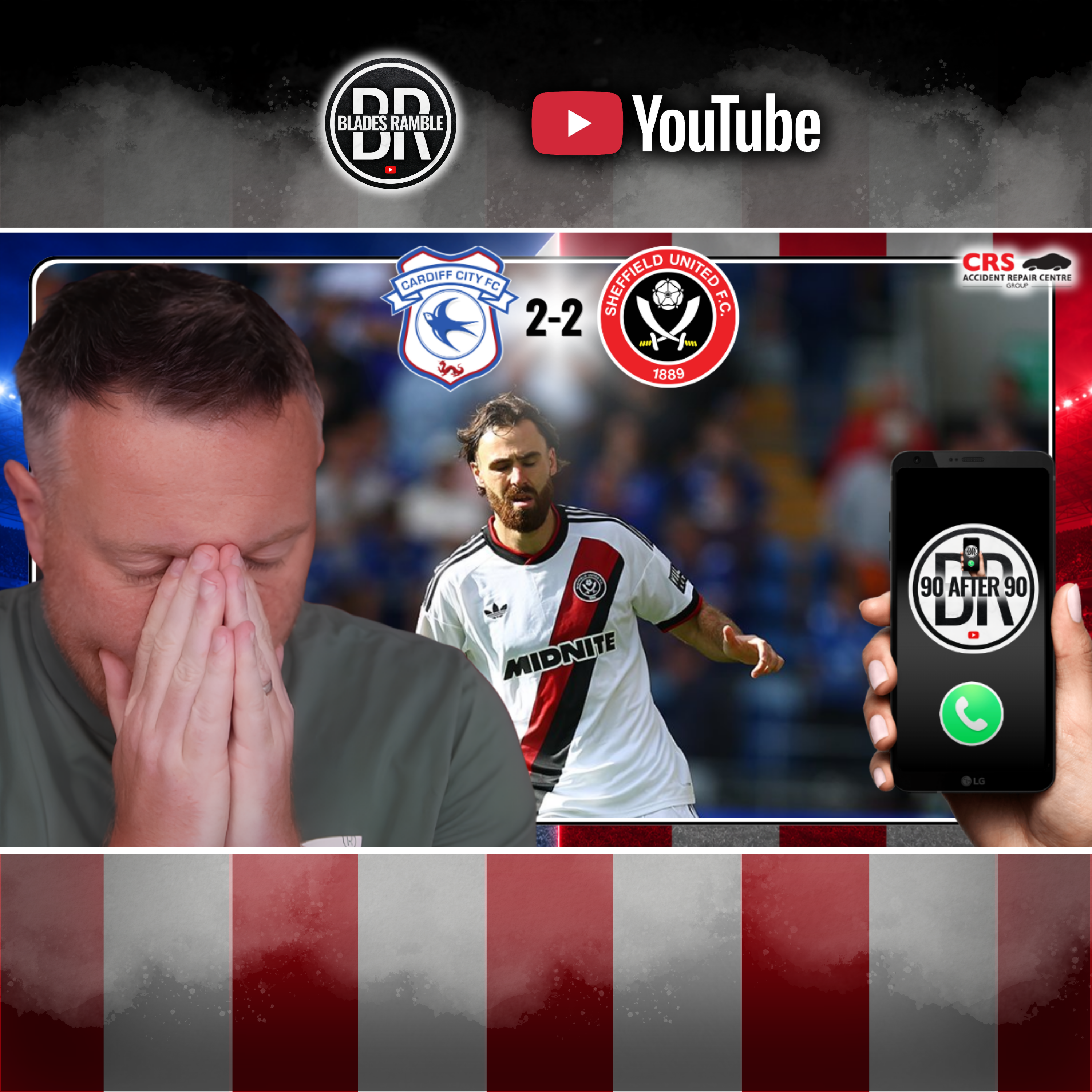 📱⚔️ CARDIFF 2-2 SHEFFIELD UNITED | SECOND BEST BUT STOLE A POINT! | 90 AFTER 90 ⚔️📱
