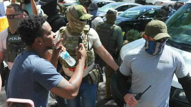 ¡Molestia por las máscaras!