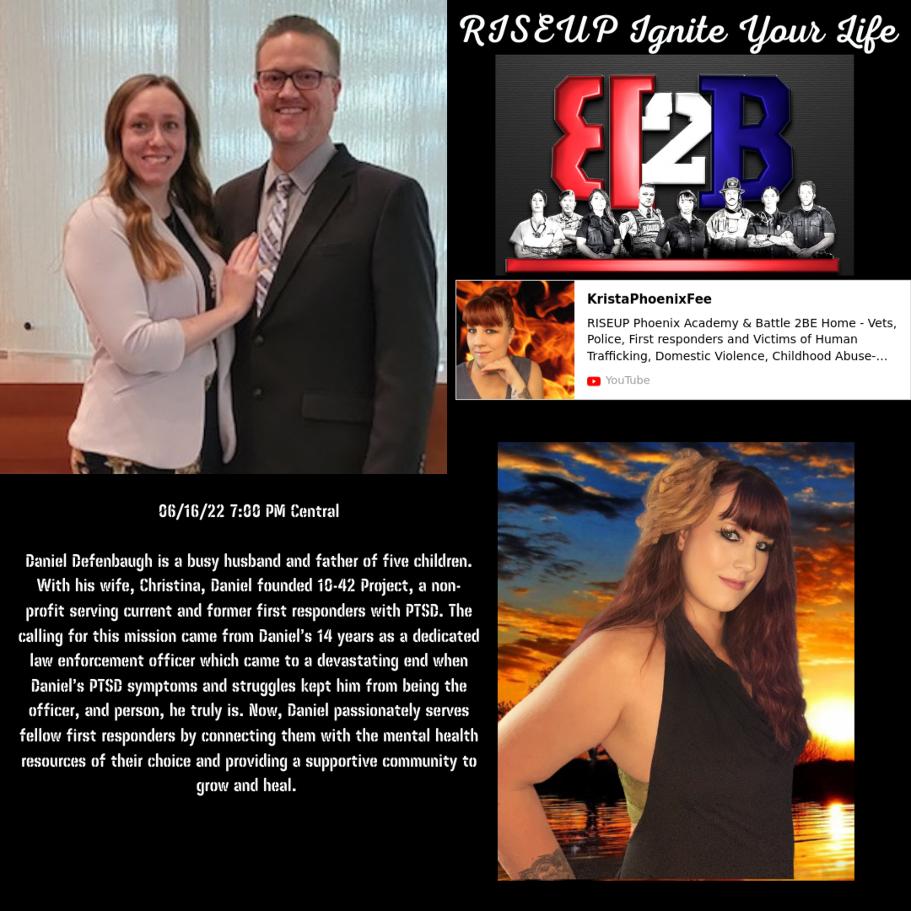 RISEUP Ignite Your Life Episode 42: Guests Daniel & Christina Defenbaugh episode artwork