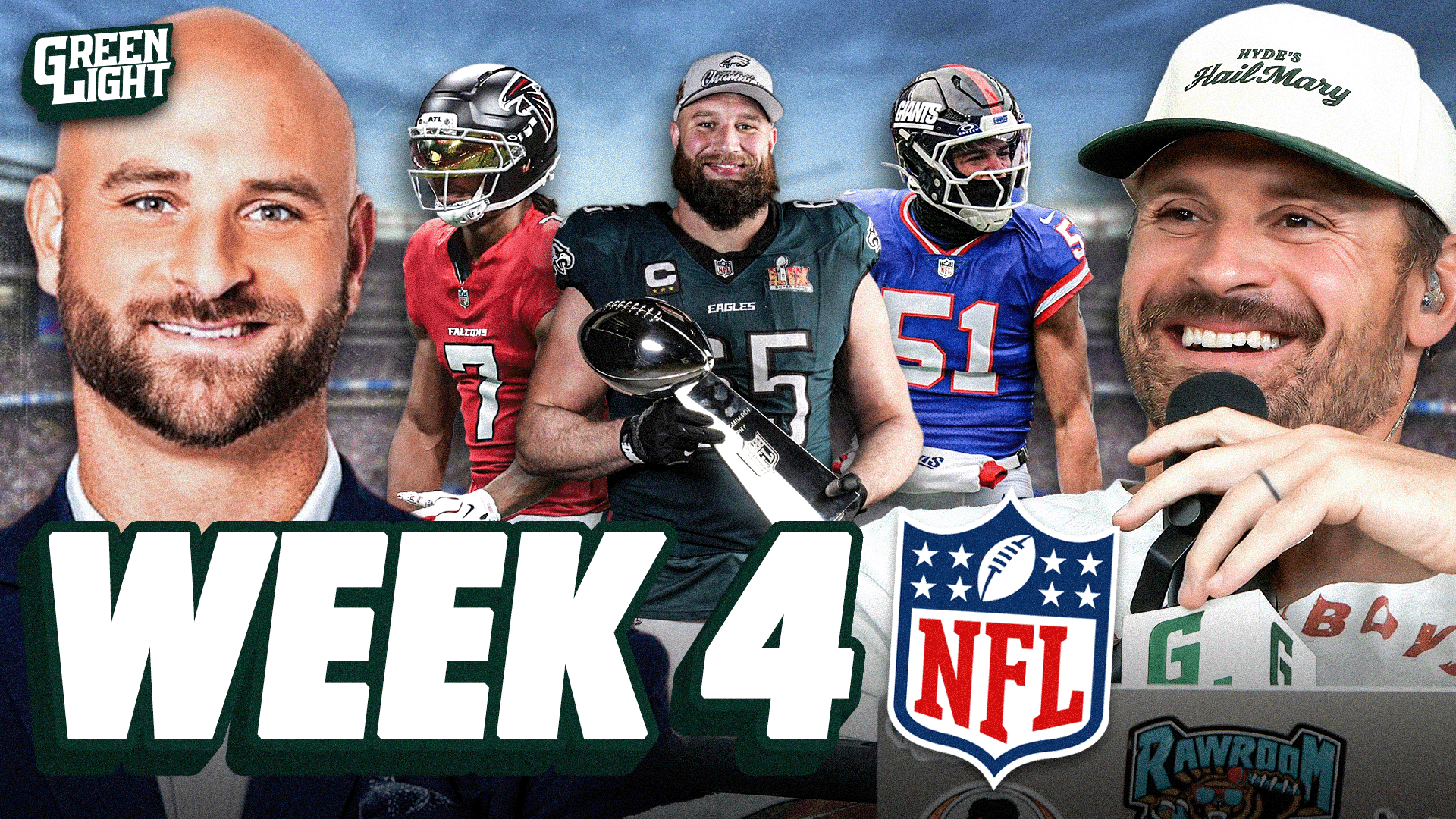 Lane Johnson’s Retirement, Falcons Dominate Saints & Kyle Long Talks NFL episode artwork