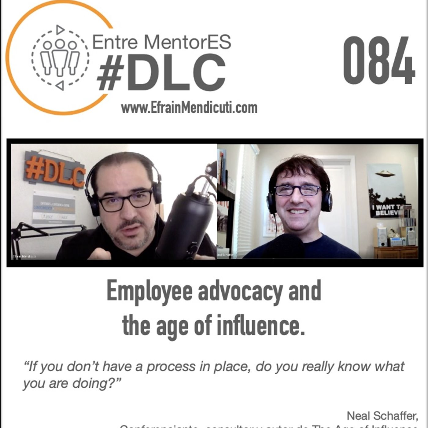 EntreMentorES #DLC 084 con Neal Schaffer episode artwork