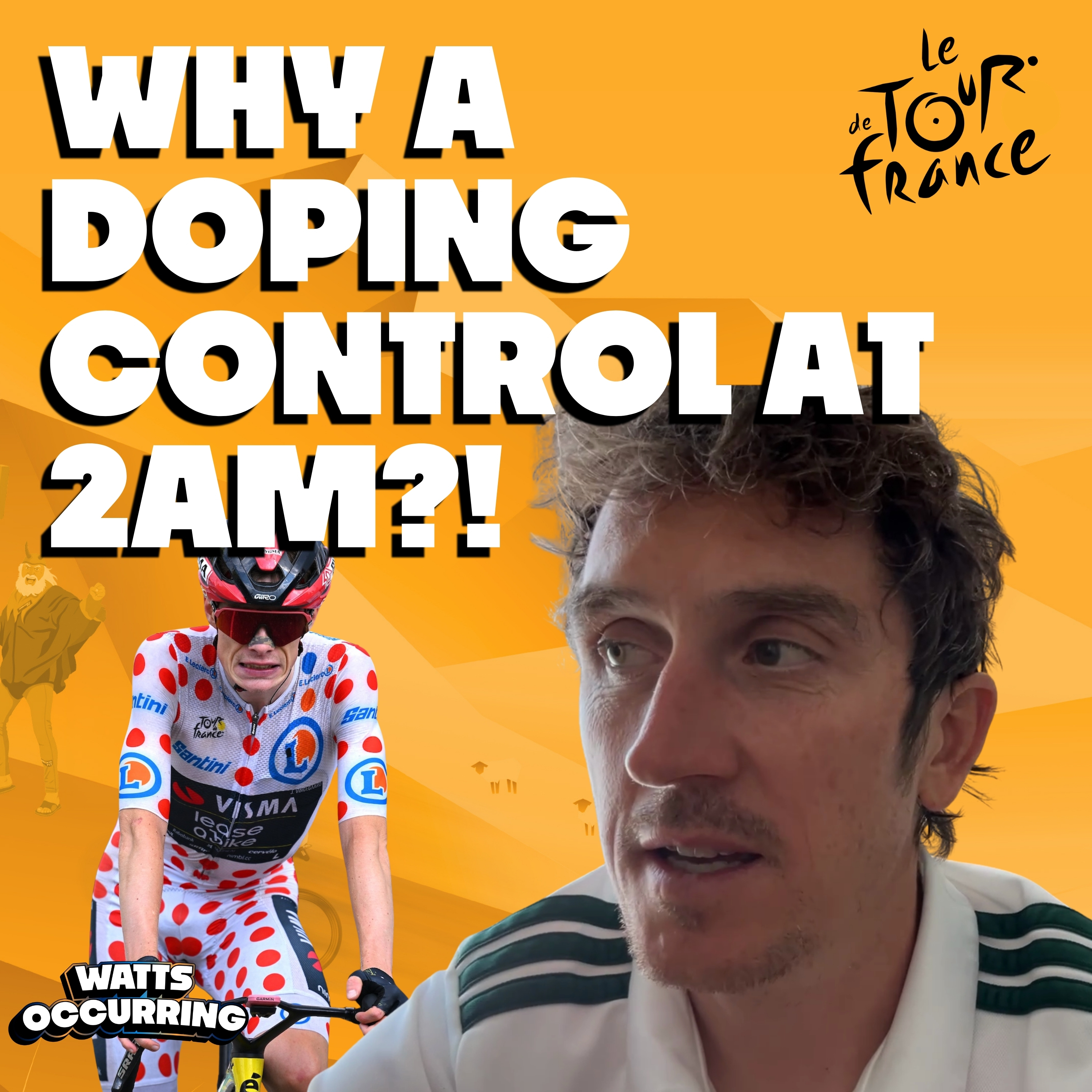 A Doping Control at 2AM?! - Tour de France Rest Day Pod episode artwork