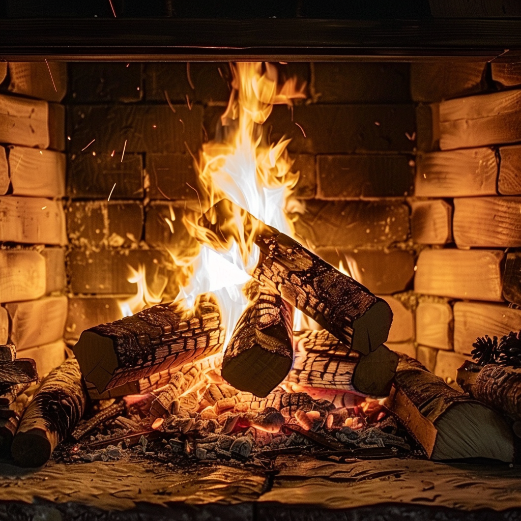 8 HOURS of Relaxing Fireplace Sounds - Burning Fireplace & Crackling Fire Sounds (NO MUSIC)