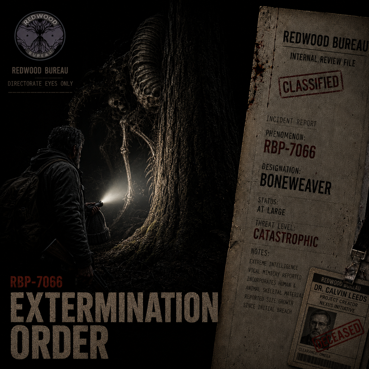 "BONE WEAVER" - Redwood Bureau Phenomenon #7066_2