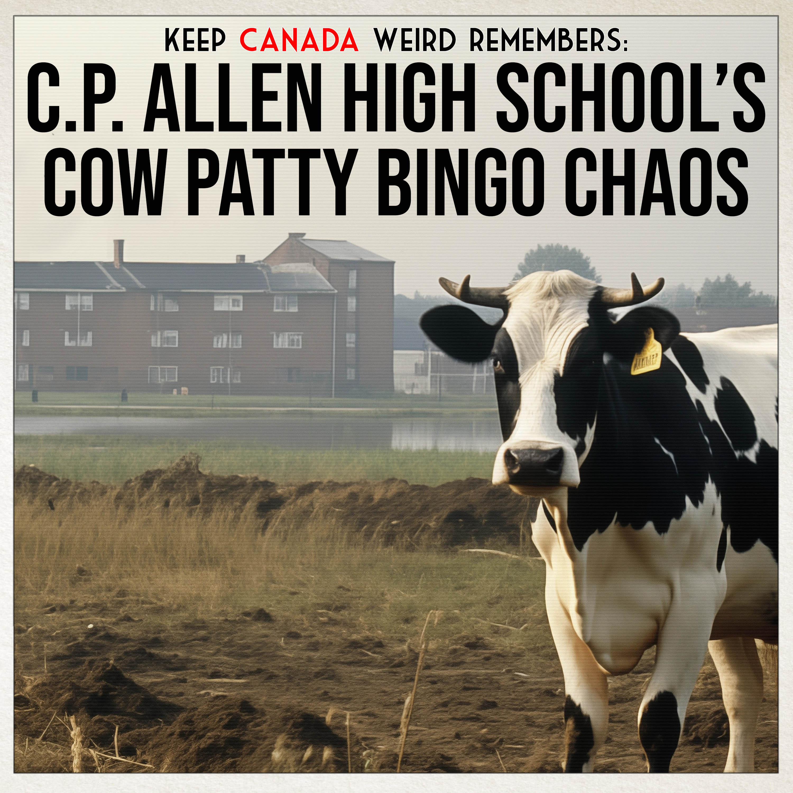 KCW REMEMBERS: C.P. Allen High School's cow patty bingo CHAOS episode artwork