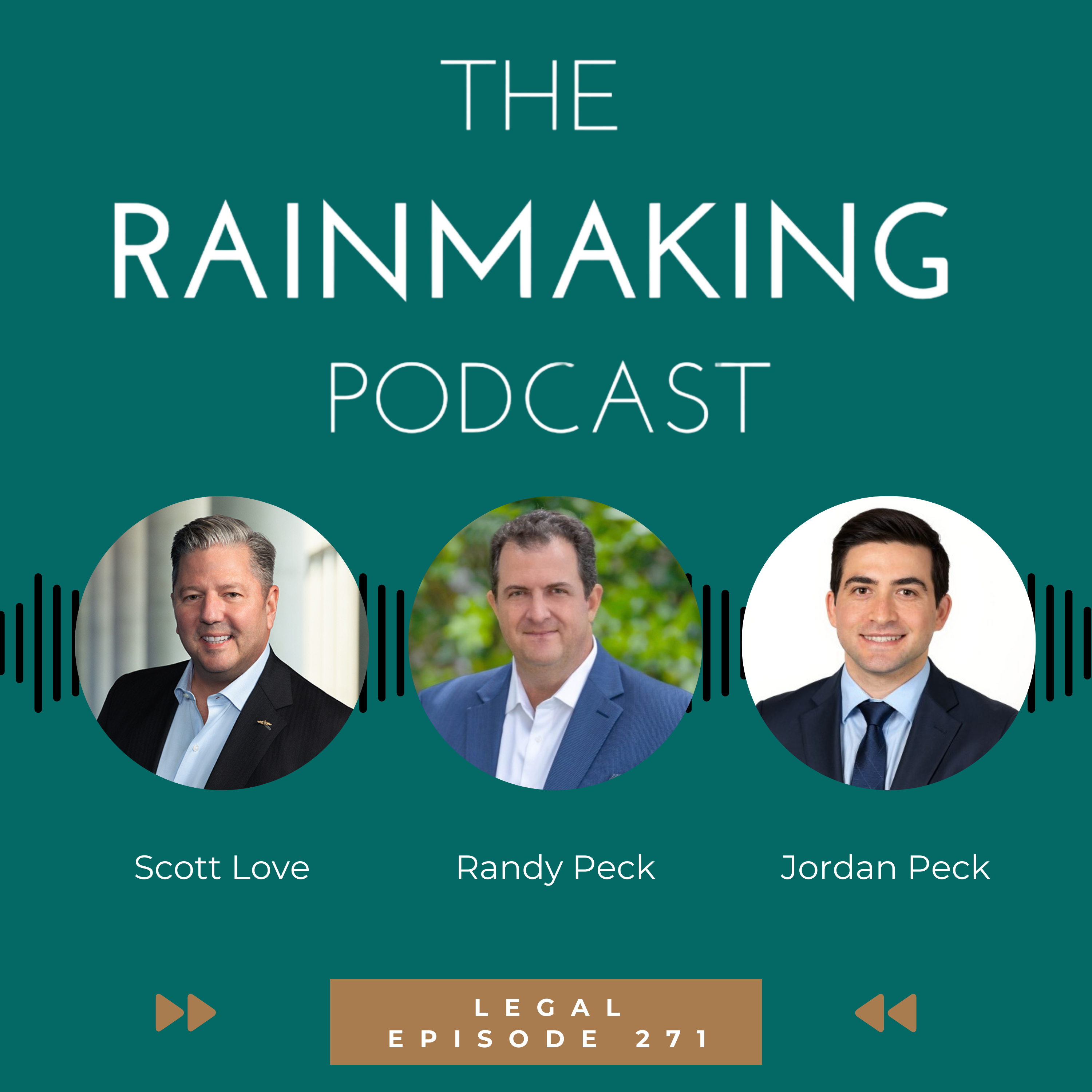 TRP 271: [Legal] Rainmakers without Umbrellas with Randy Peck and Jordan Peck
