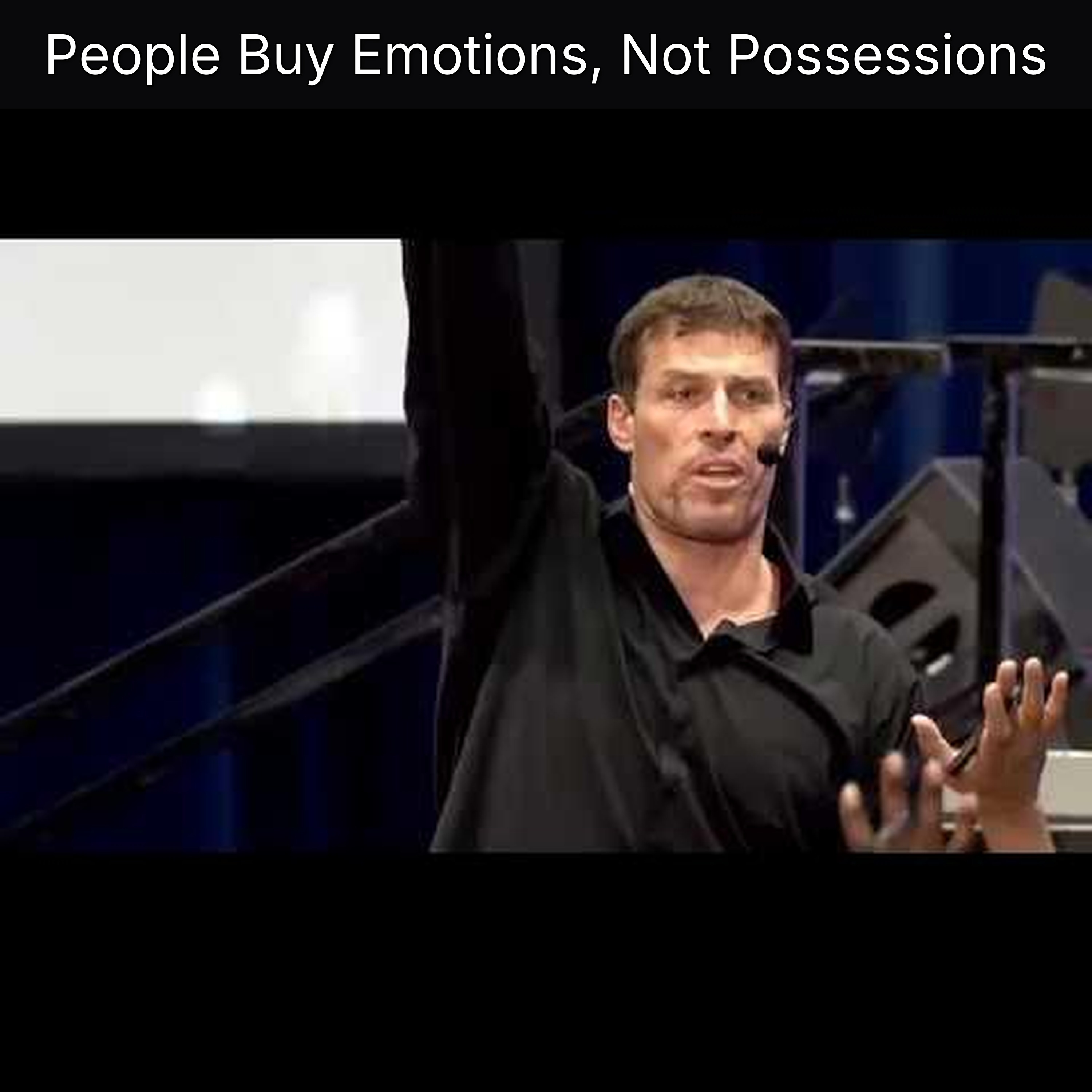 People Buy Emotions, Not Possessions