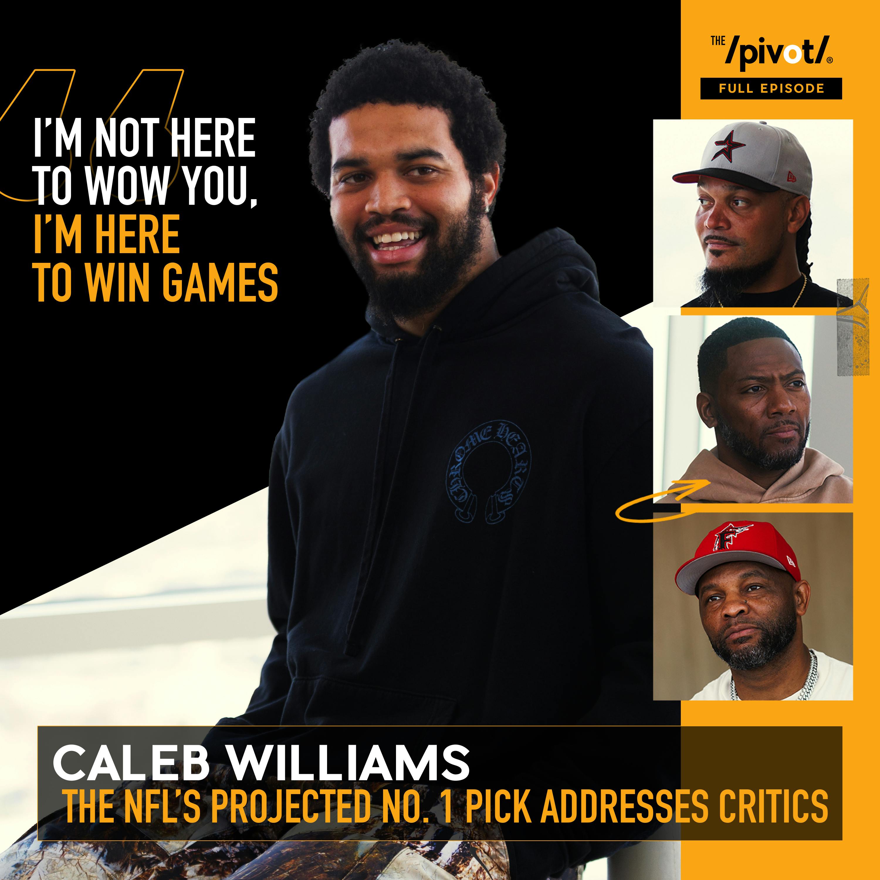 Caleb Williams The NFL's No. 1 Overall Projected Draft Pick talks his football mindset, winning Championships, dealing with critics, hating disrespect, what he looks forward to in Chicago & being a le