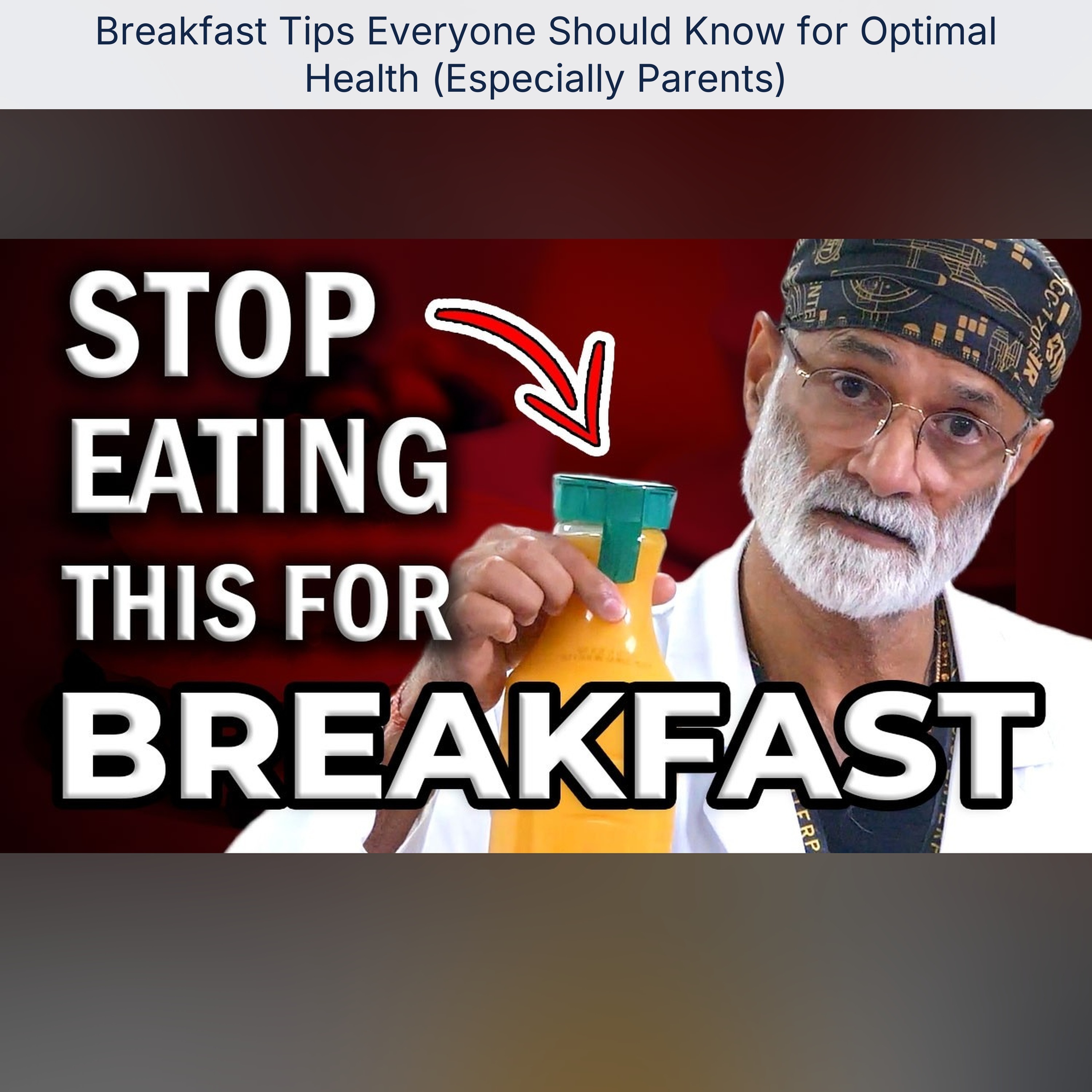 Breakfast Tips Everyone Should Know for Optimal Health (Especially Parents)