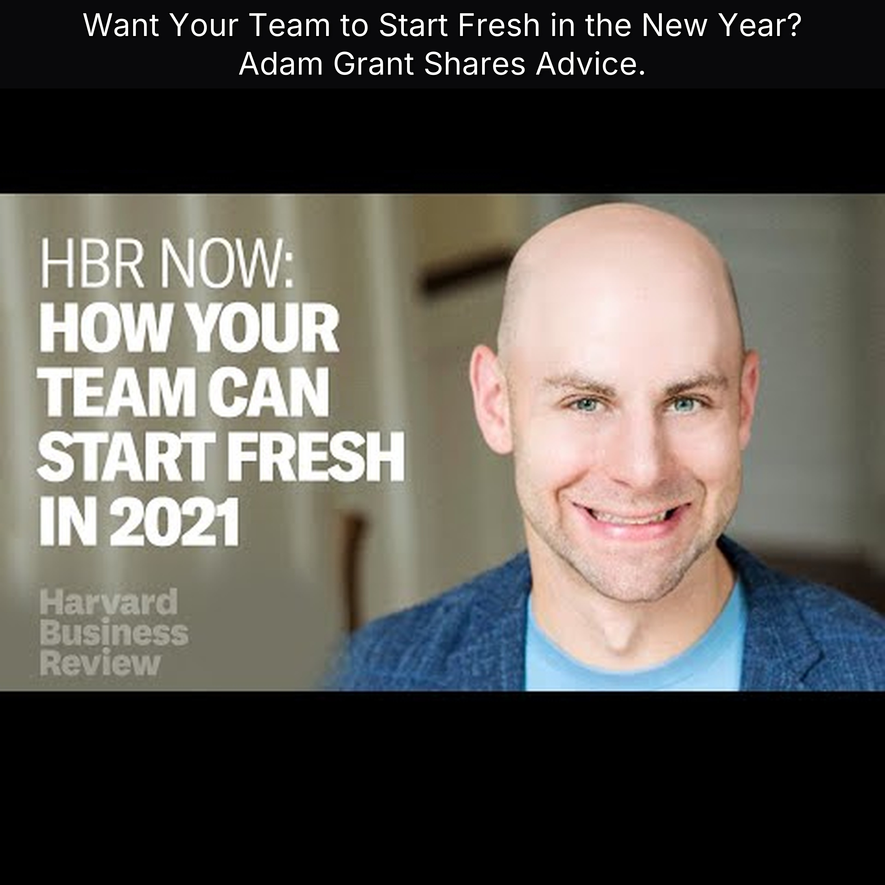 Want Your Team to Start Fresh in the New Year? Adam Grant Shares Advice. episode artwork