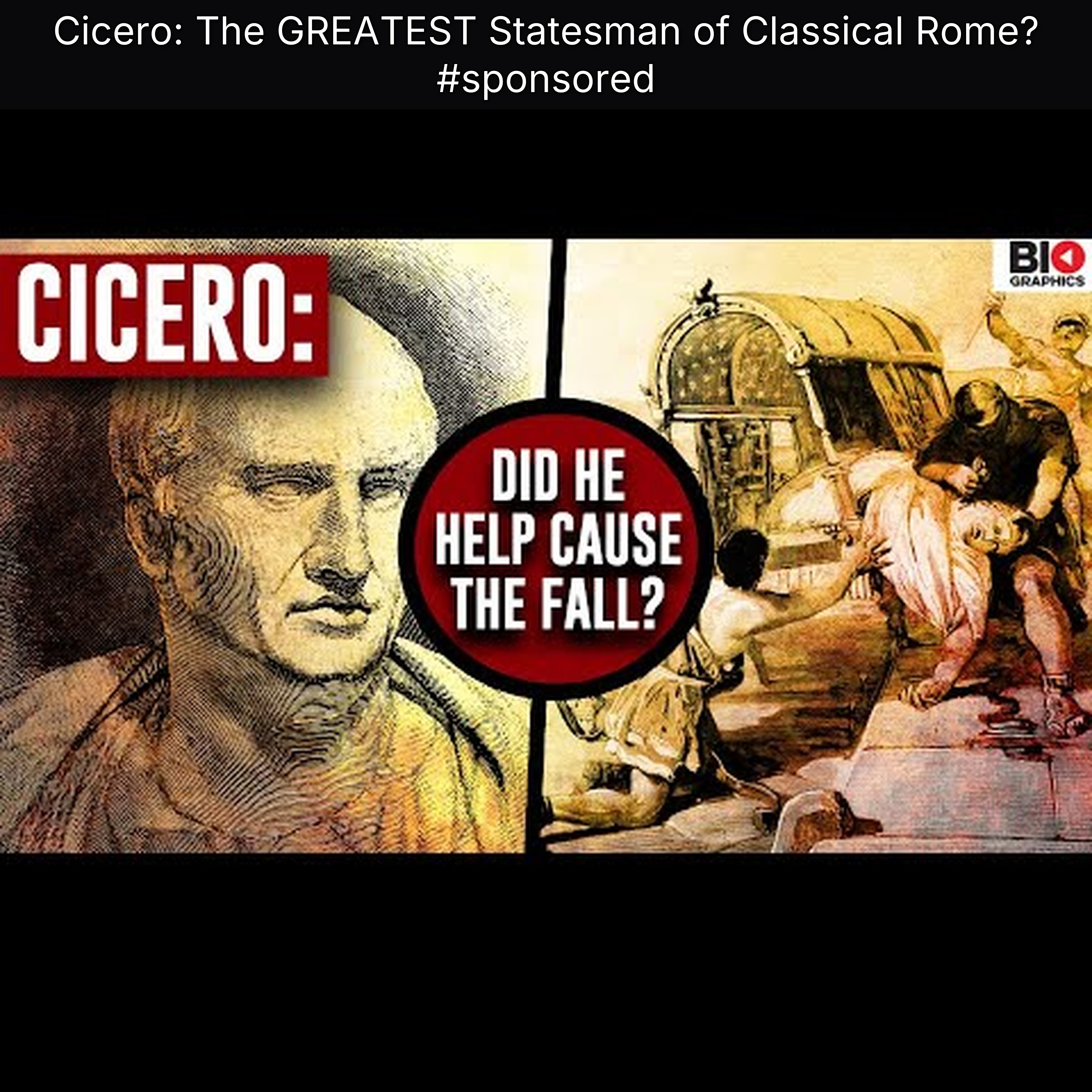 Cicero: The GREATEST Statesman of Classical Rome? #sponsored