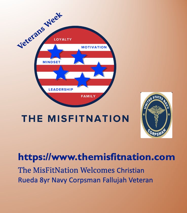 The MisFitNation Welcomes U.S. Navy Veteran and Purple Heart recipient Cris Rueda Image
