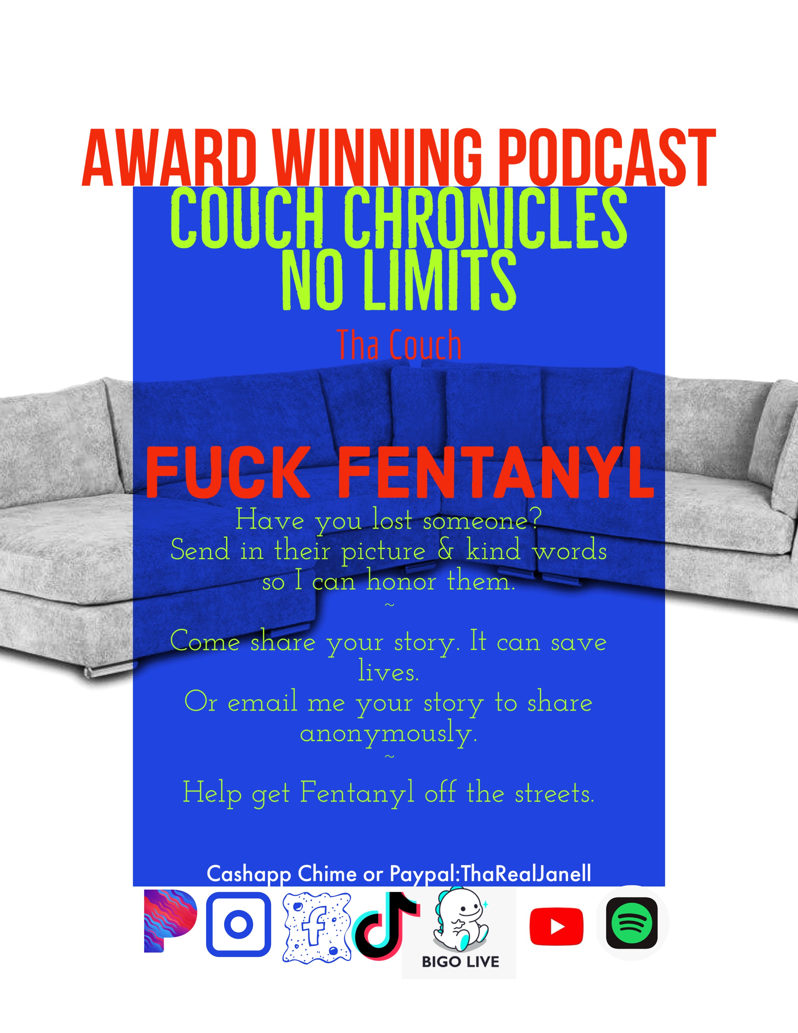 Couch Chronicles No Limits FUCK FENTANYL episode artwork